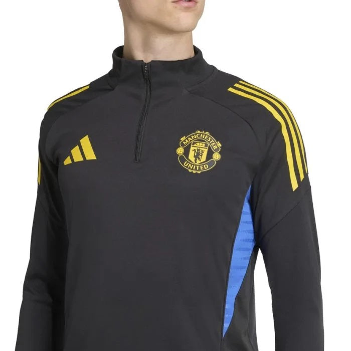 Adidas Manchester United Tiro 25 Training Top Kids Black
