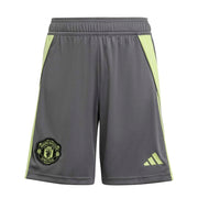 Adidas Manchester United 25/26 Goalkeeper Shorts Kids Grey