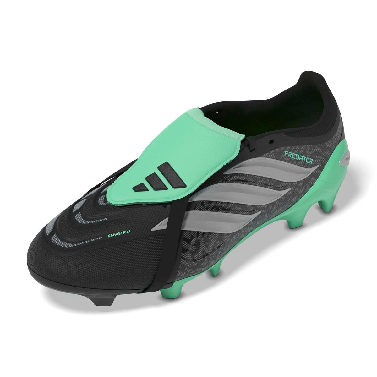 Adidas Predator League Fold-Over Tongue Firm Ground Football Boots Black Mint