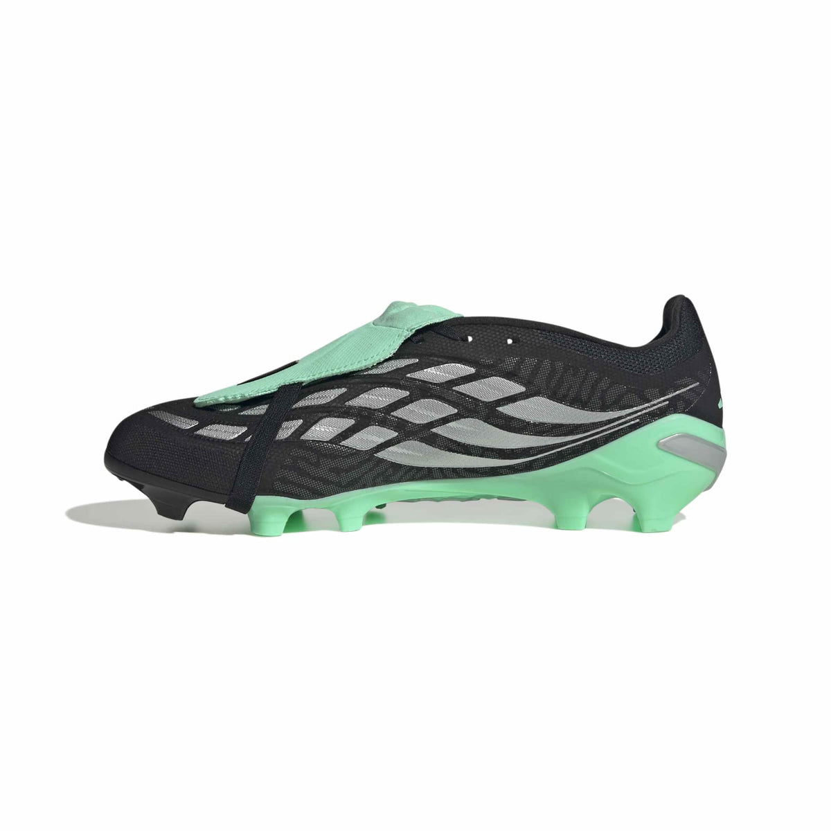 Adidas Predator League Fold-Over Tongue Firm Ground Football Boots Black Mint