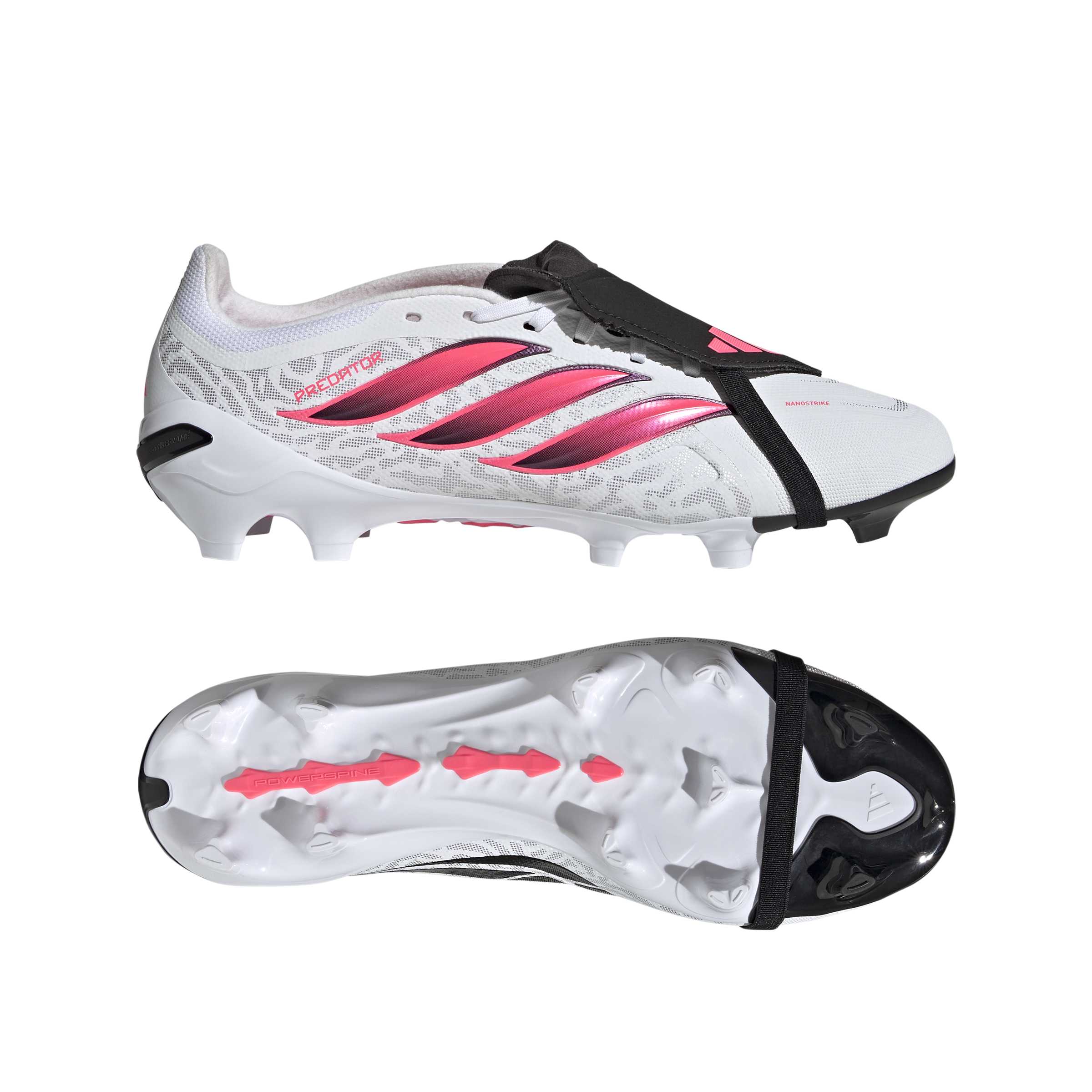 Adidas Predator League Fold-Over Tongue Firm Ground Football Boots White