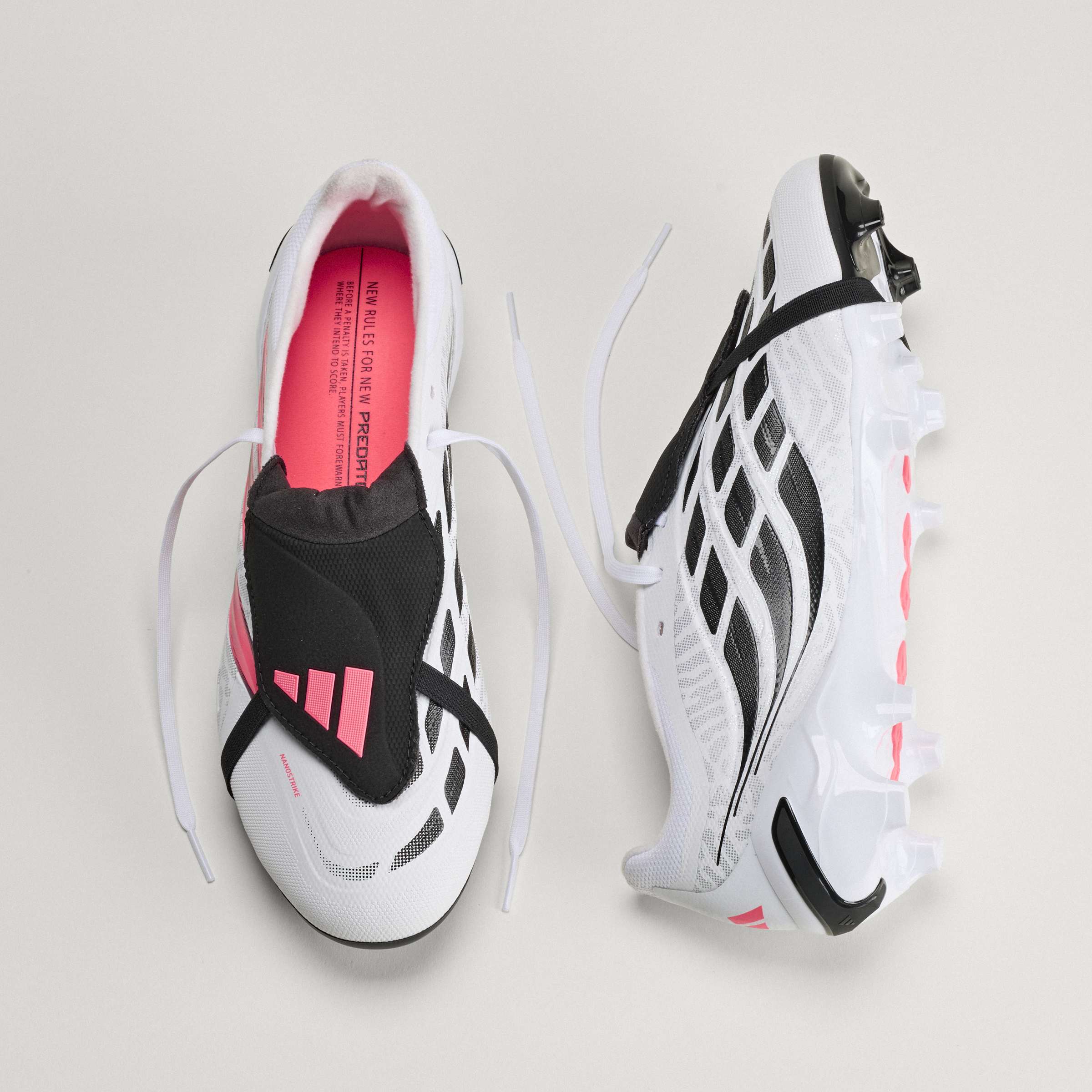 Adidas Predator League Fold-Over Tongue Firm Ground Football Boots White