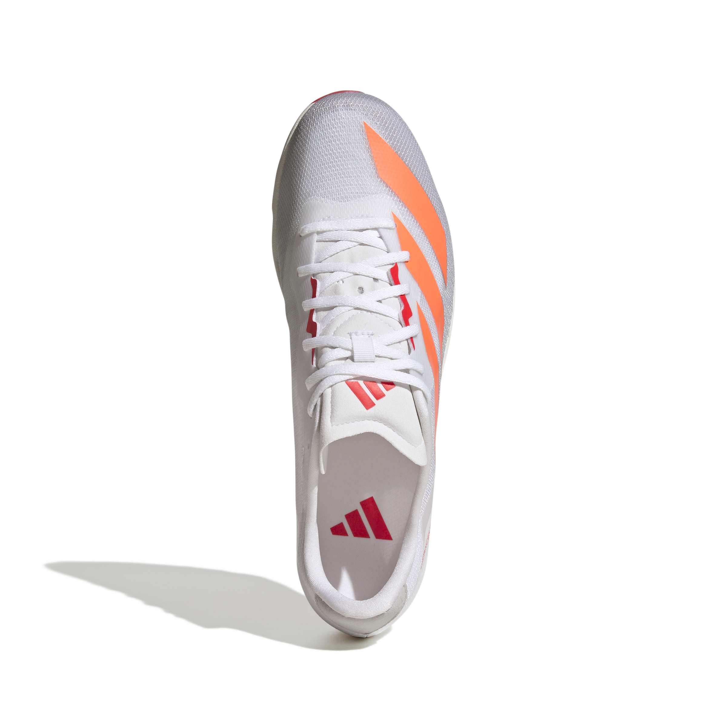 Adidas Adizero Distancestar Running Spikes White Orange