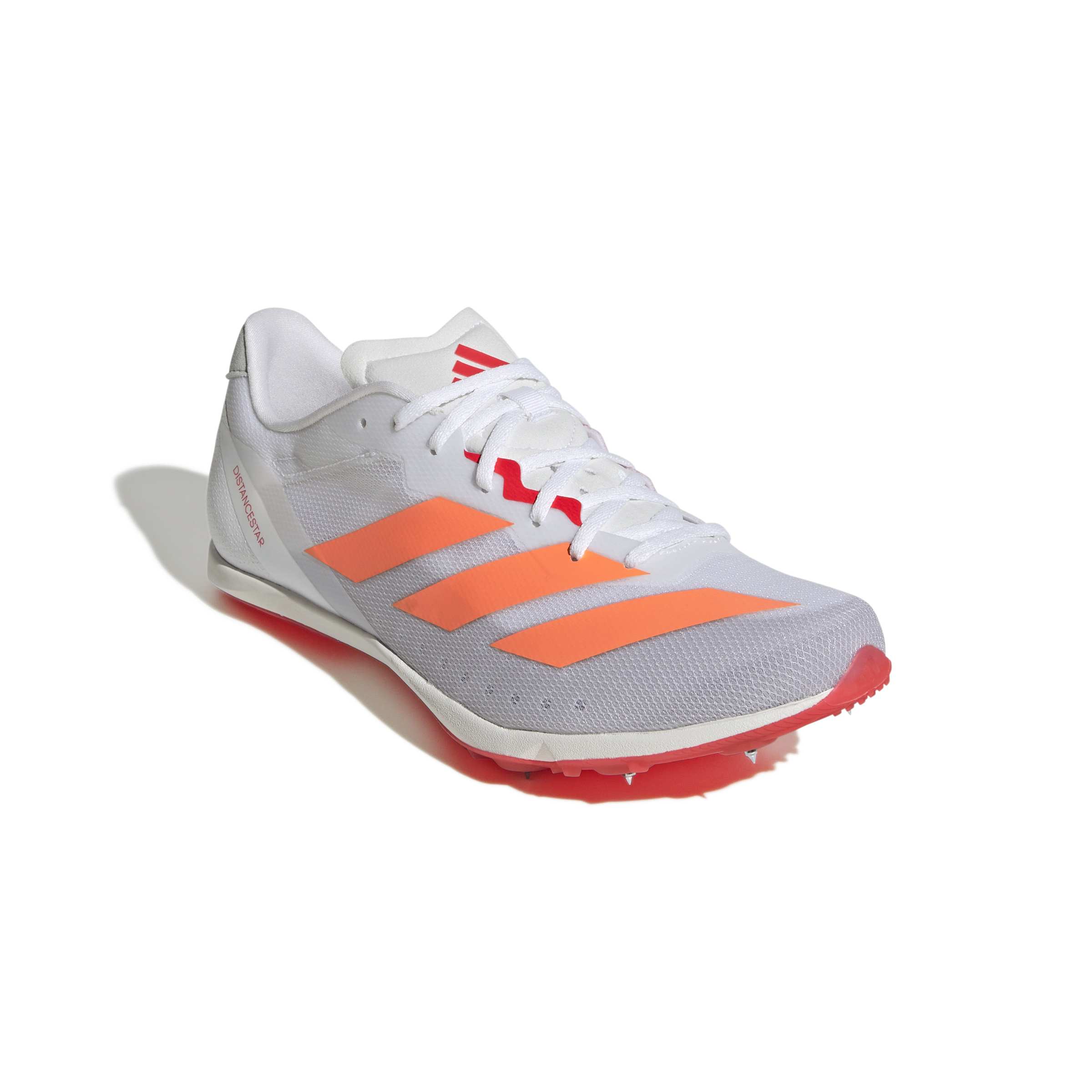 Adidas Adizero Distancestar Running Spikes White Orange