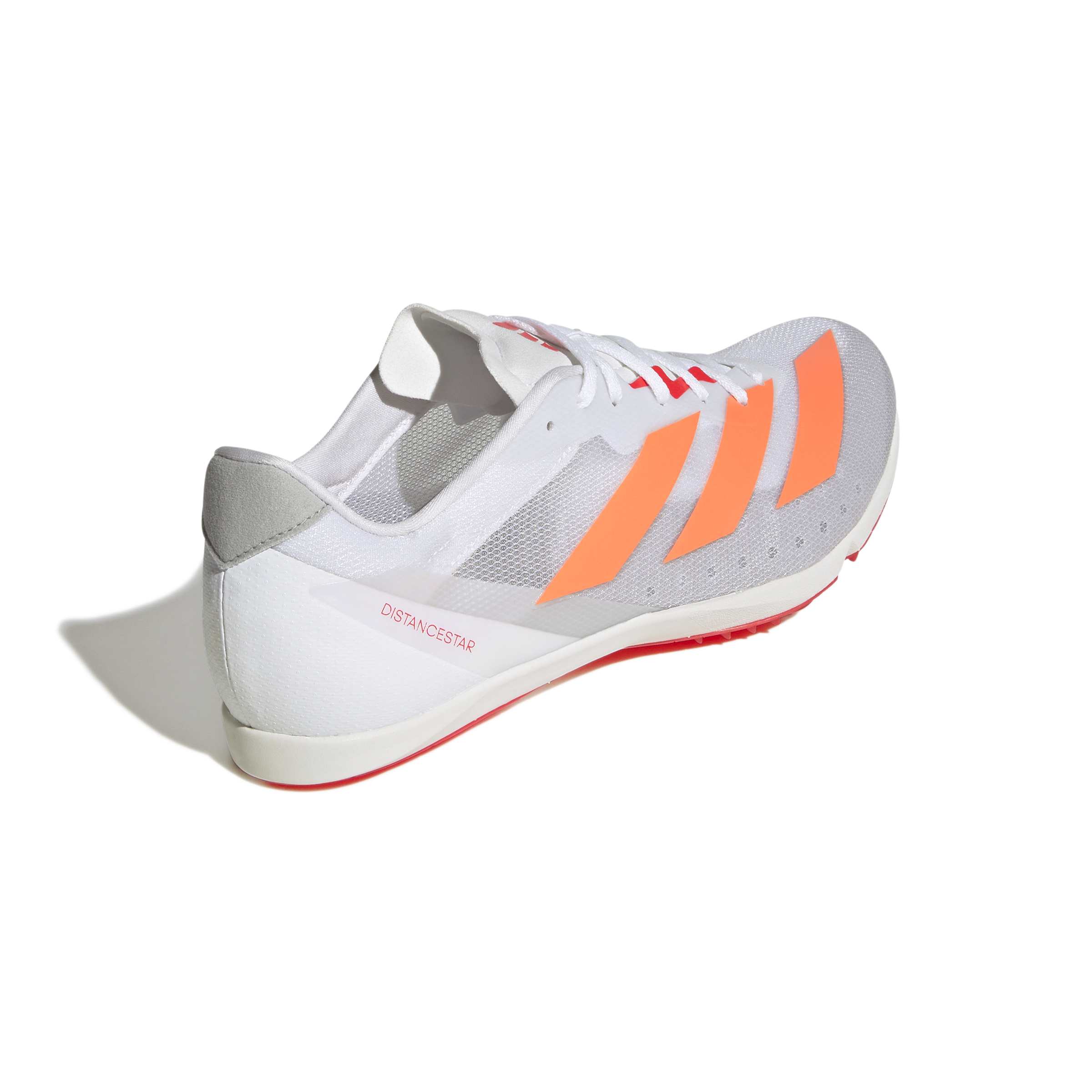 Adidas Adizero Distancestar Running Spikes White Orange