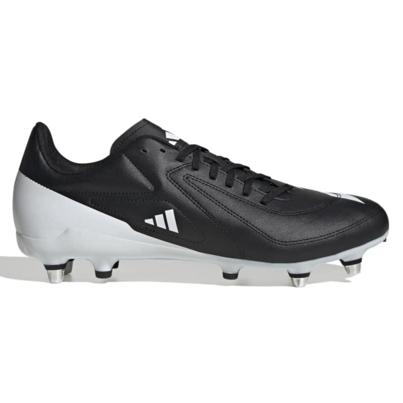 Adidas RS15 Soft Ground Rugby Boots Black White