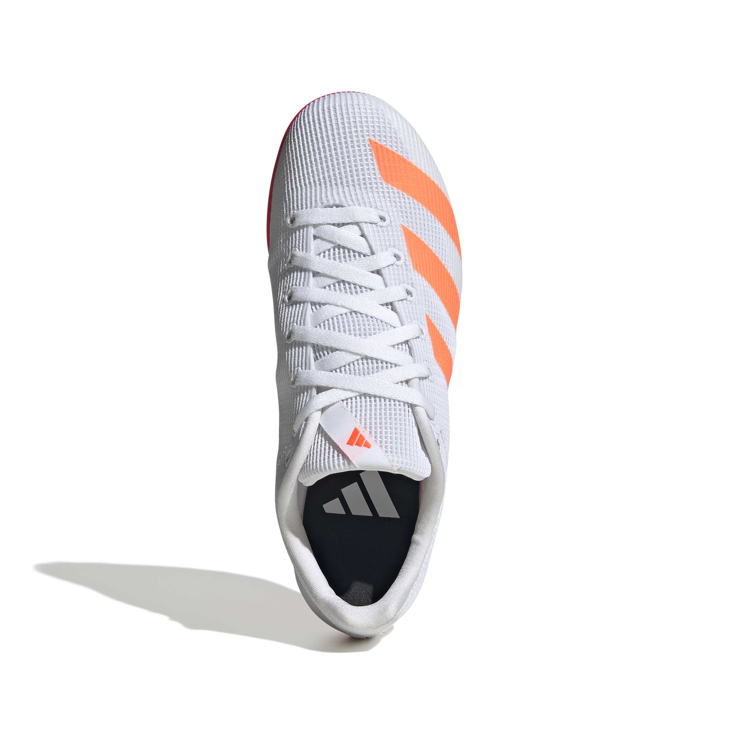 Adidas Allroundstar Junior Running Spikes White Orange