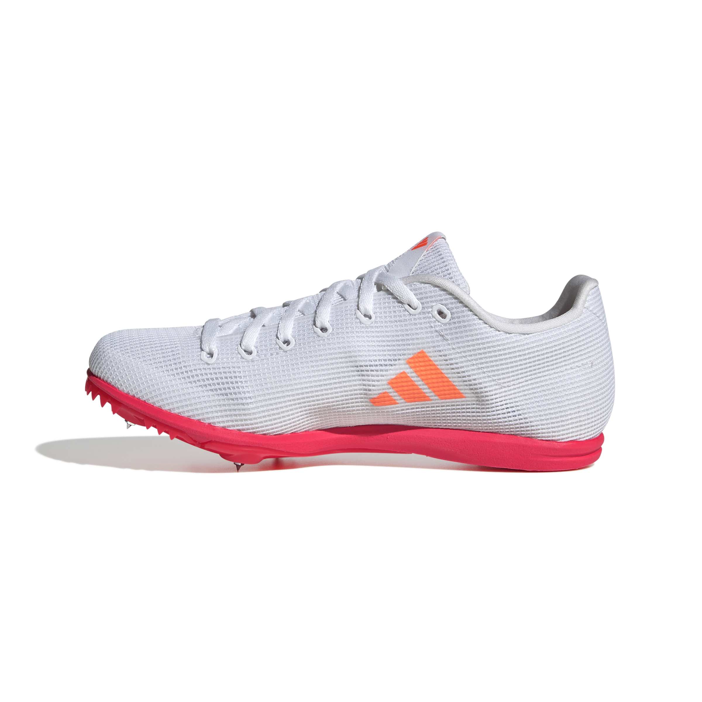 Adidas Allroundstar Junior Running Spikes White Orange