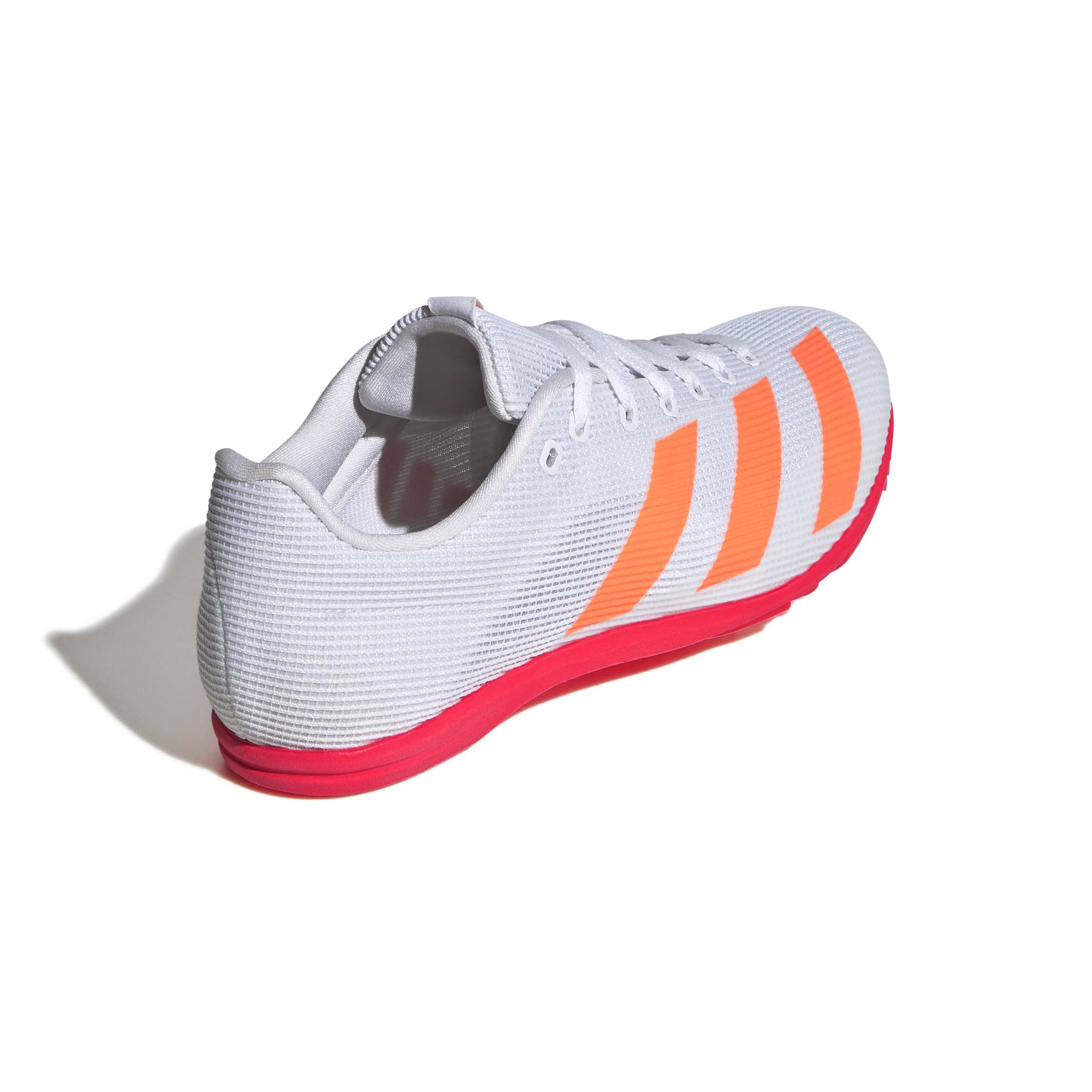 Adidas Allroundstar Junior Running Spikes White Orange