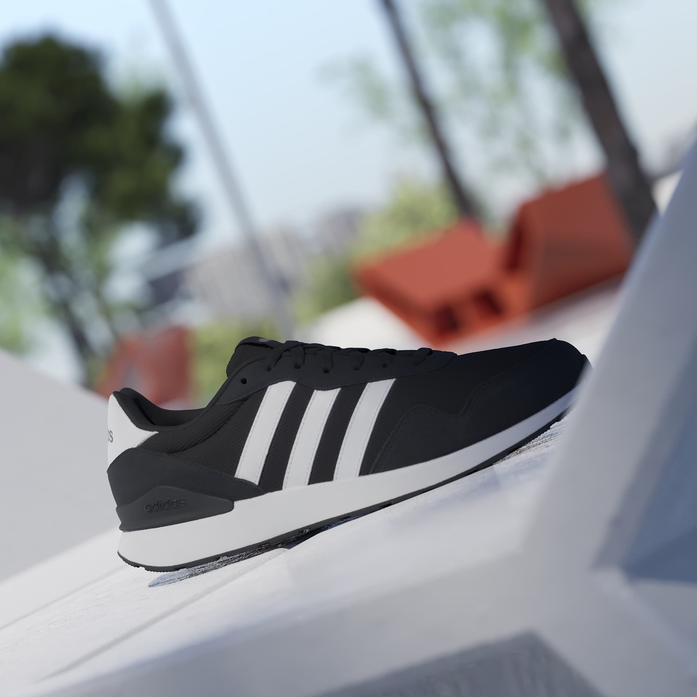 Adidas Run 60s 4.0 Men's Trainer Shoes Black White