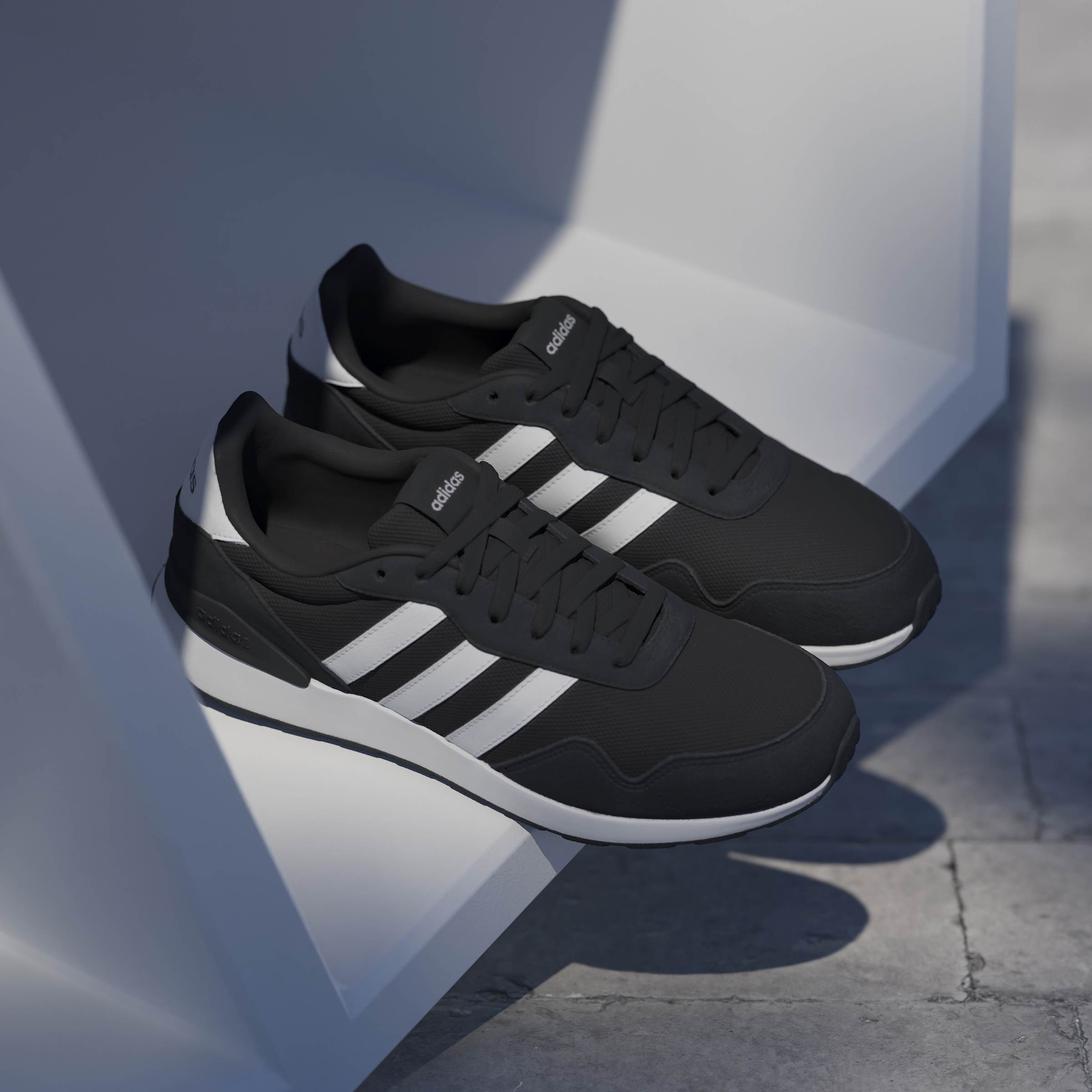 Adidas Run 60s 4.0 Men's Trainer Shoes Black White