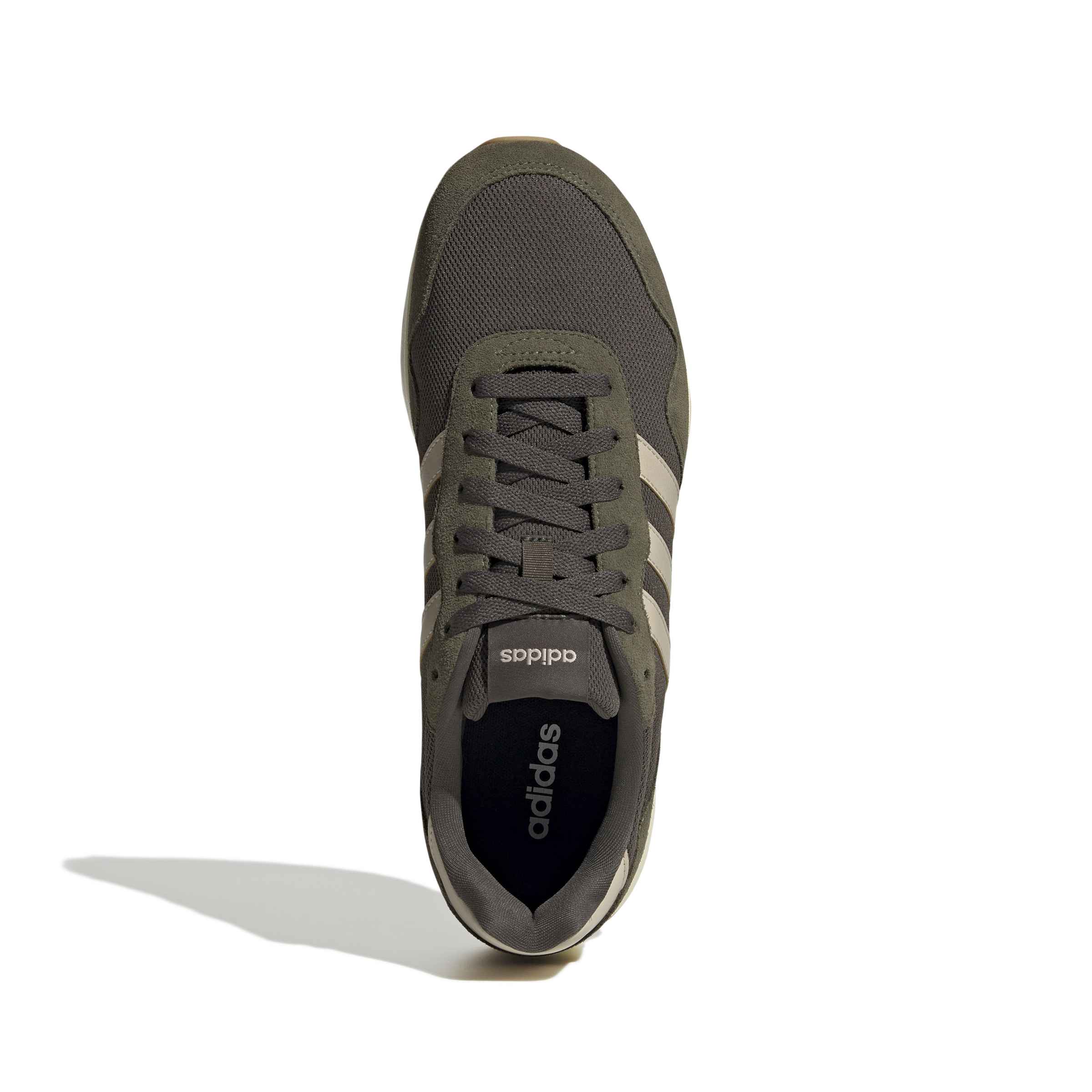 Adidas Run 60s 4.0 Men's Trainer Shoes Olive Green