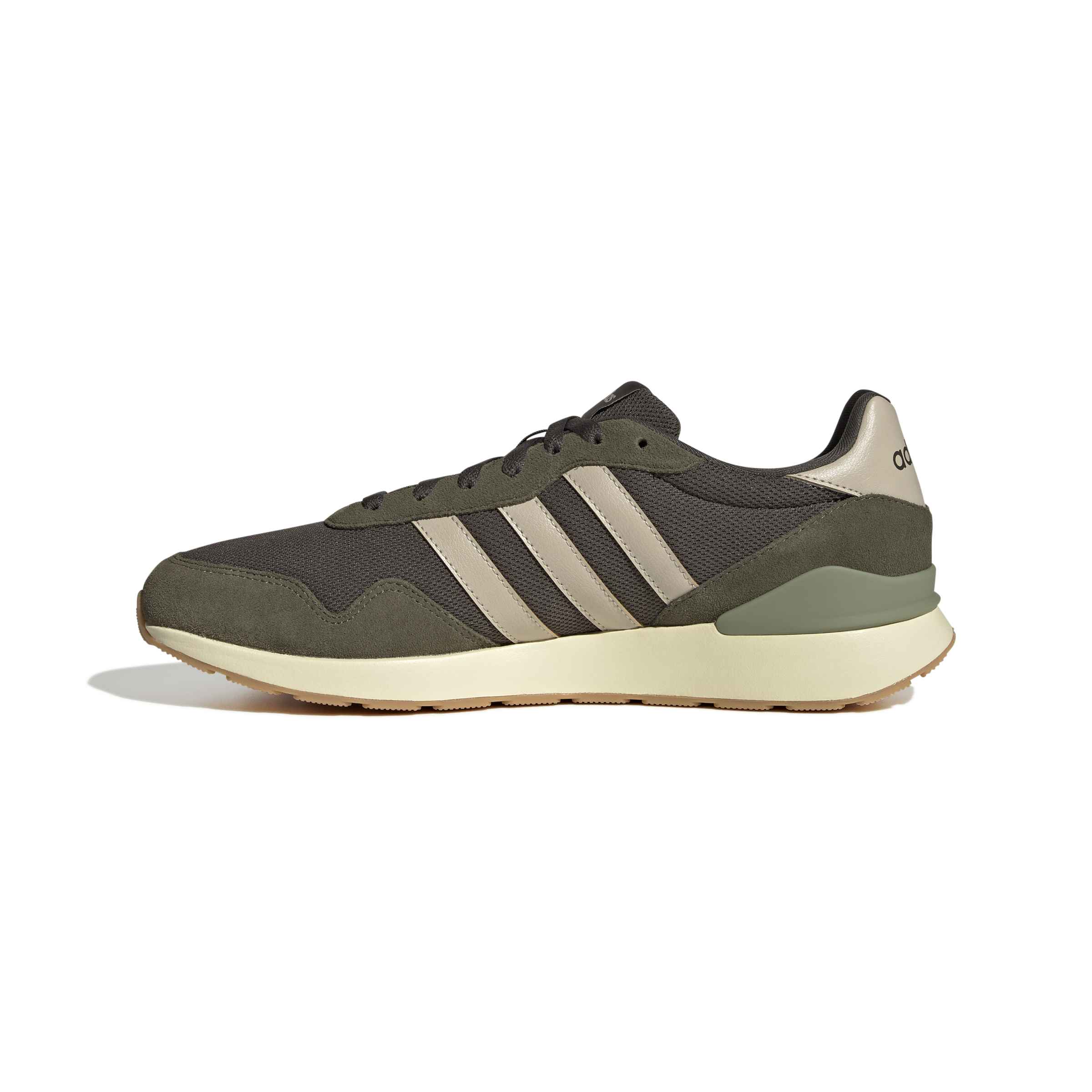 Adidas Run 60s 4.0 Men's Trainer Shoes Olive Green