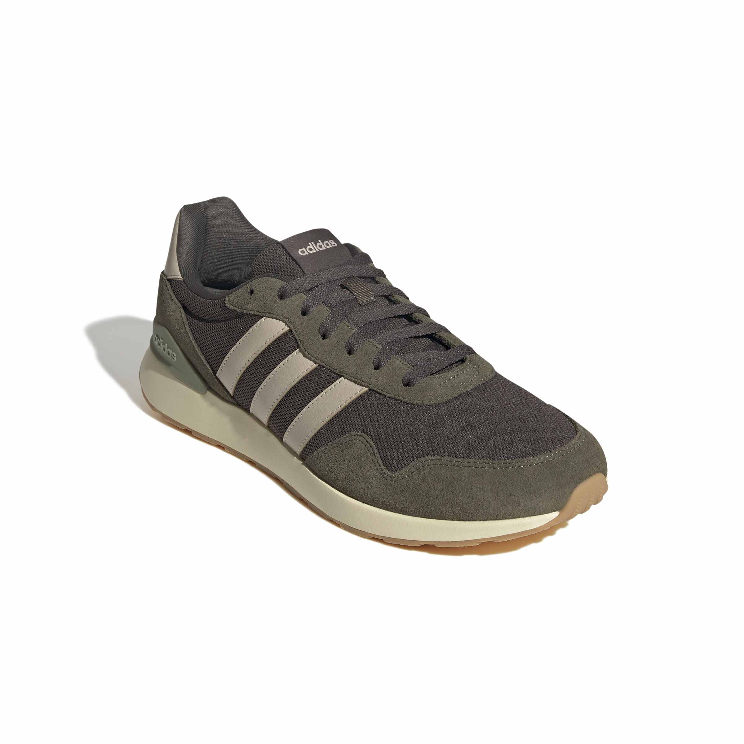 Adidas Run 60s 4.0 Men's Trainer Shoes Olive Green