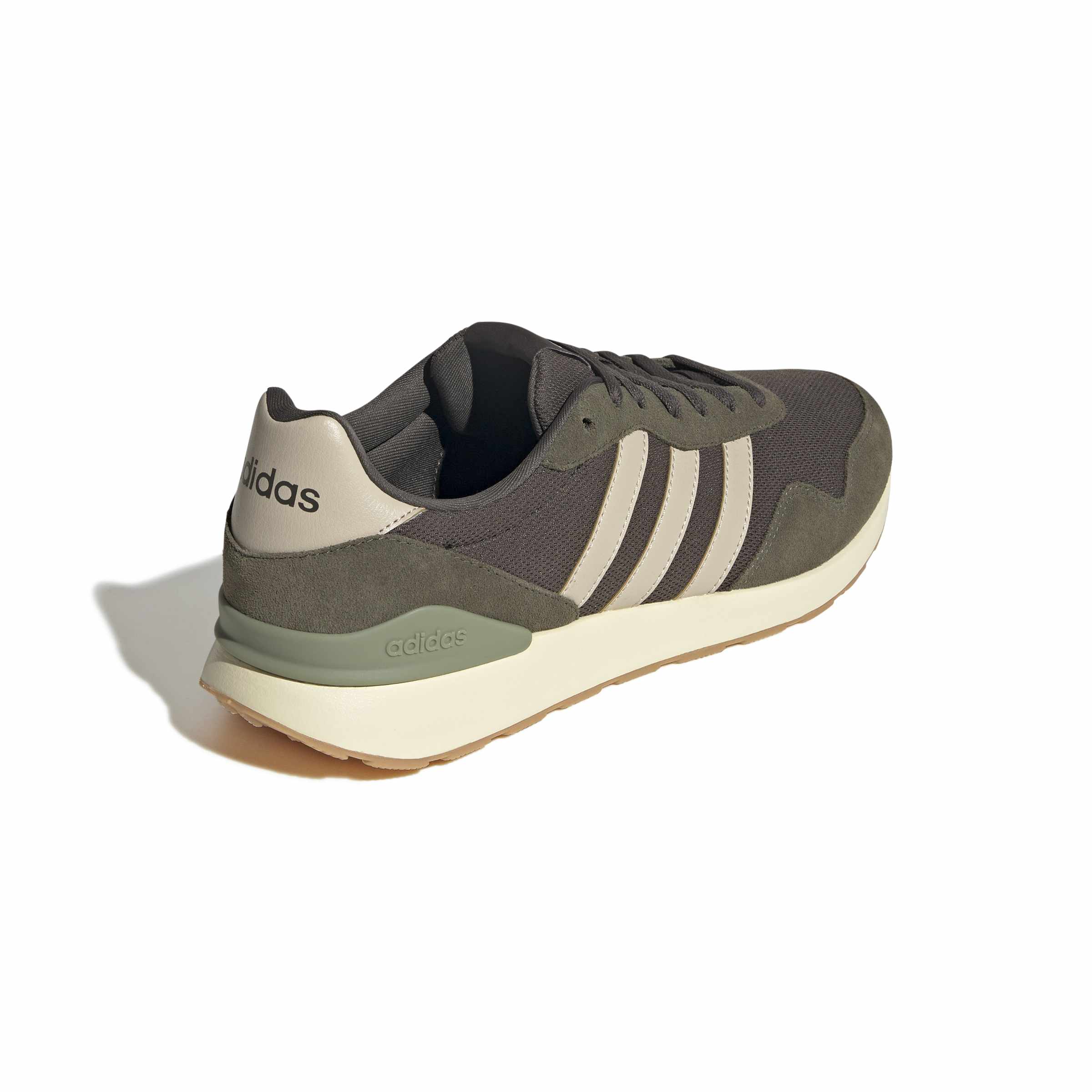 Adidas Run 60s 4.0 Men's Trainer Shoes Olive Green