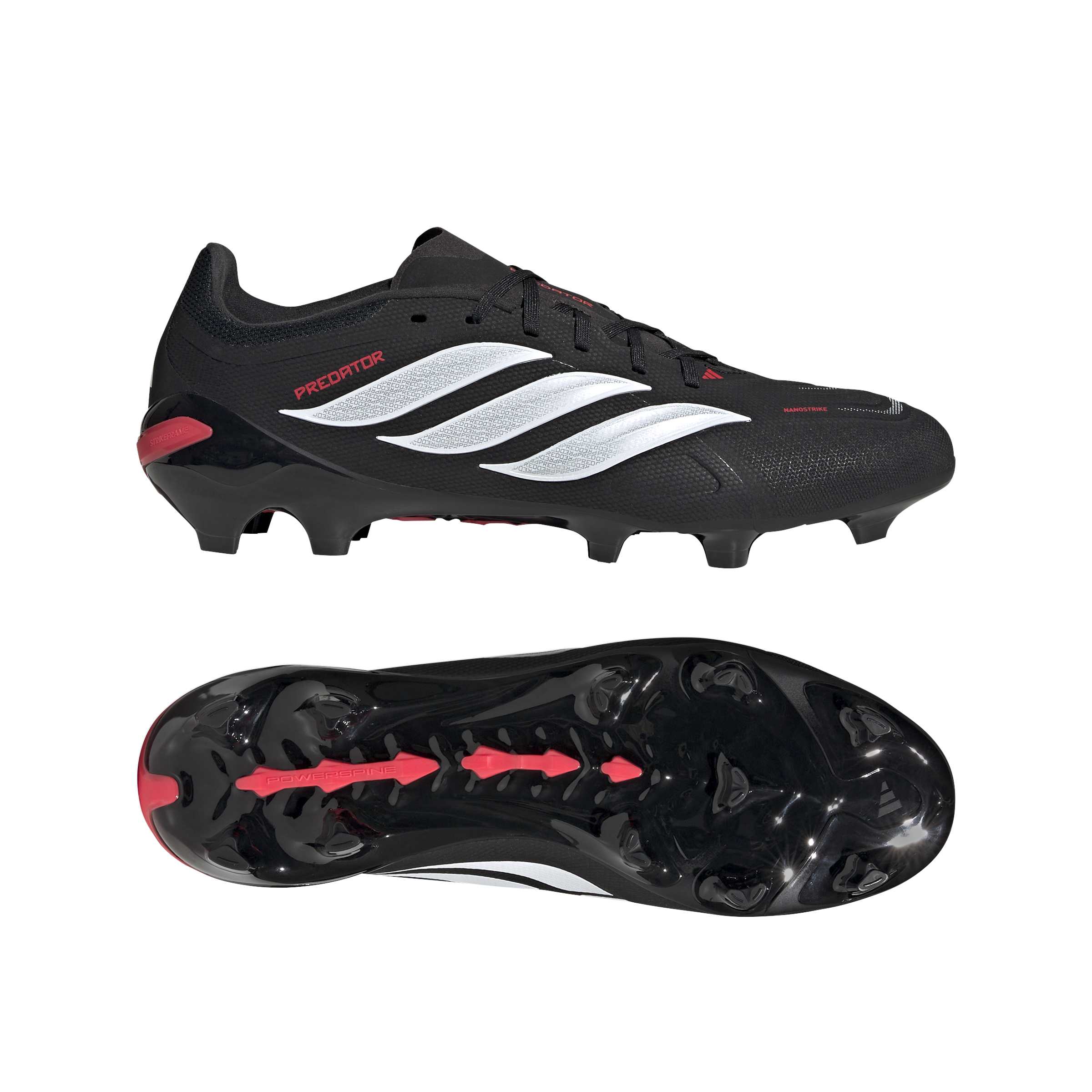 Adidas Predator League Firm Ground Football Boots Black White