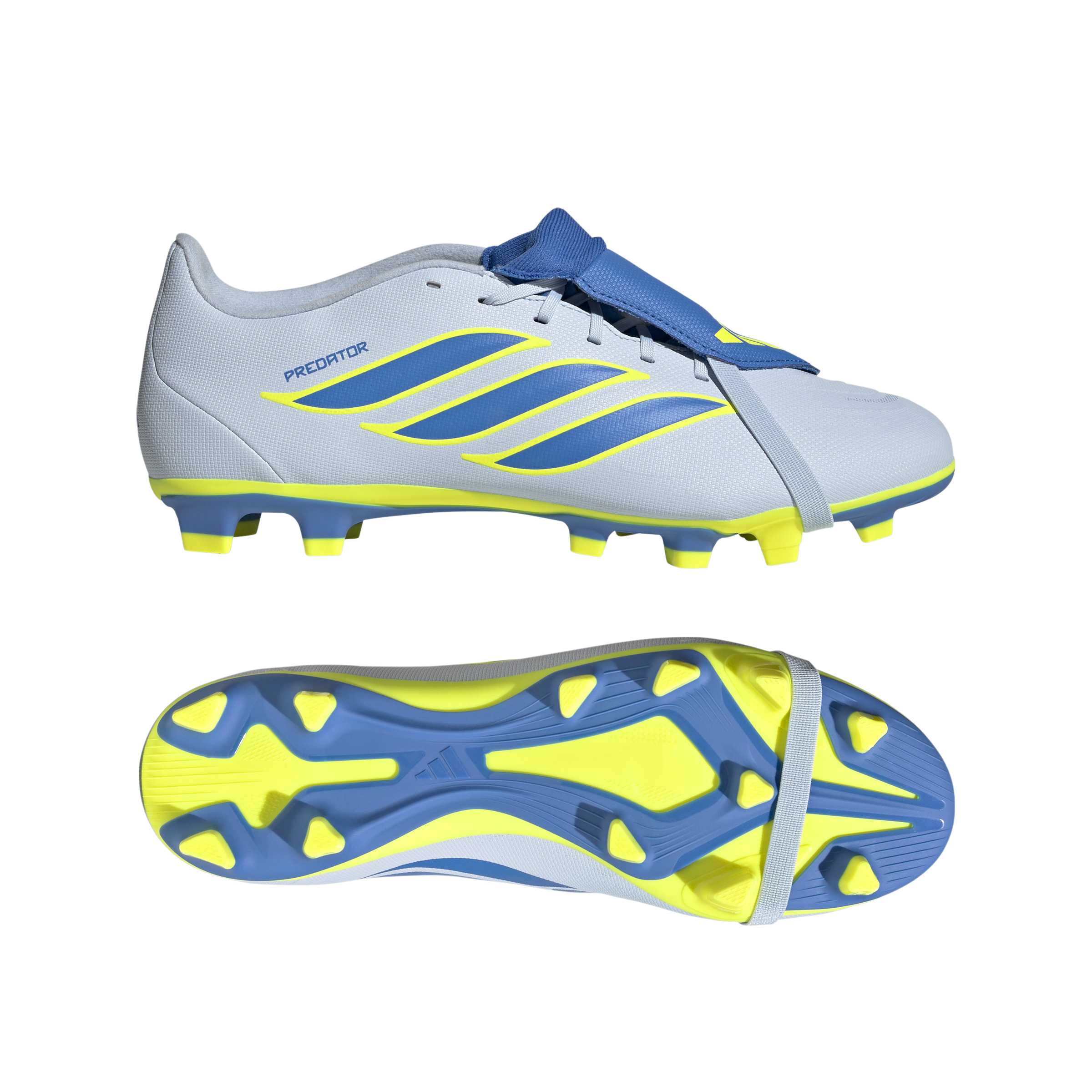 Adidas Predator Club Fold-Over Tongue Firm Ground Football Boots Crystal Sky