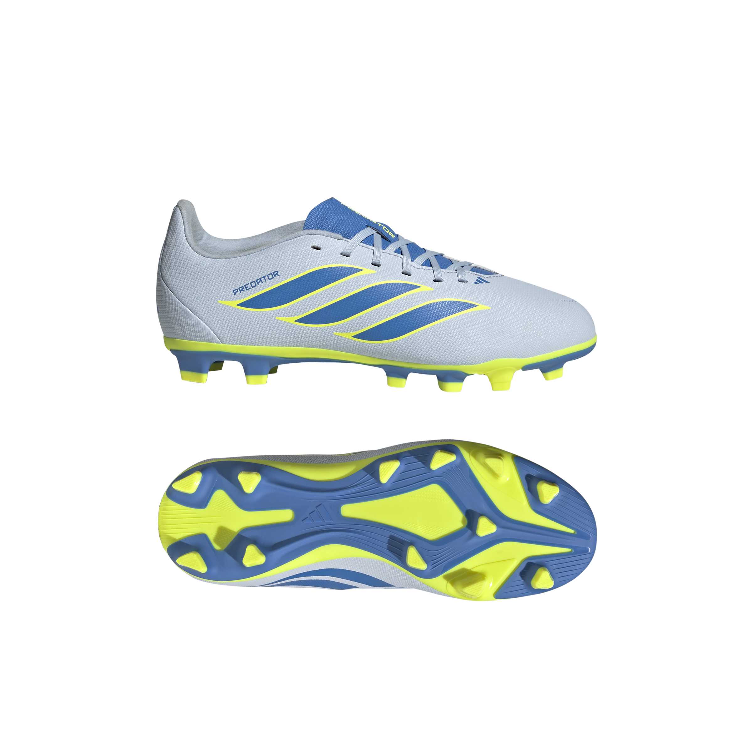 Adidas Predator Club Firm Ground Junior Football Boots Crystal Blue