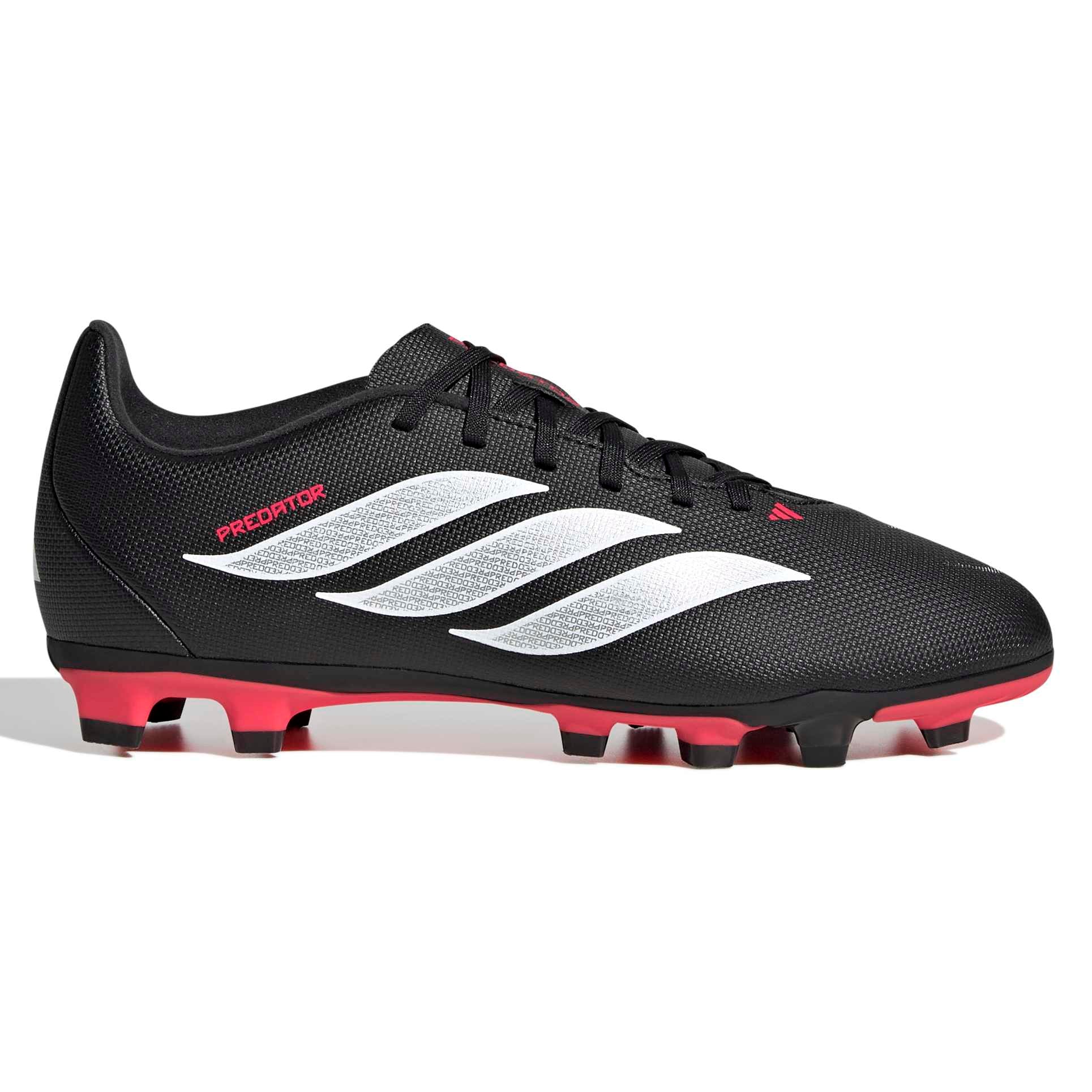 Adidas Predator Club Firm Ground Junior Football Boots Black White