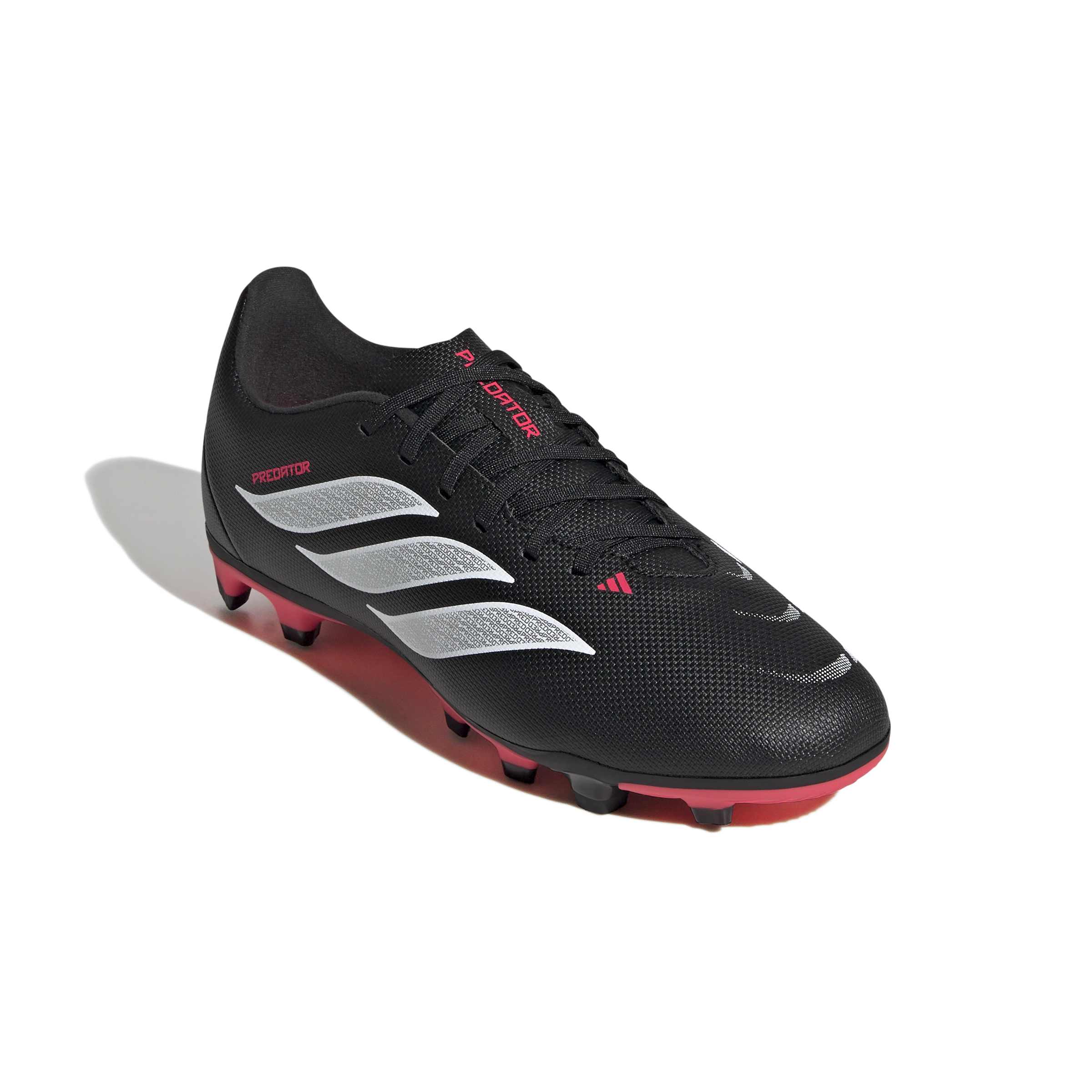 Adidas Predator Club Firm Ground Junior Football Boots Black White