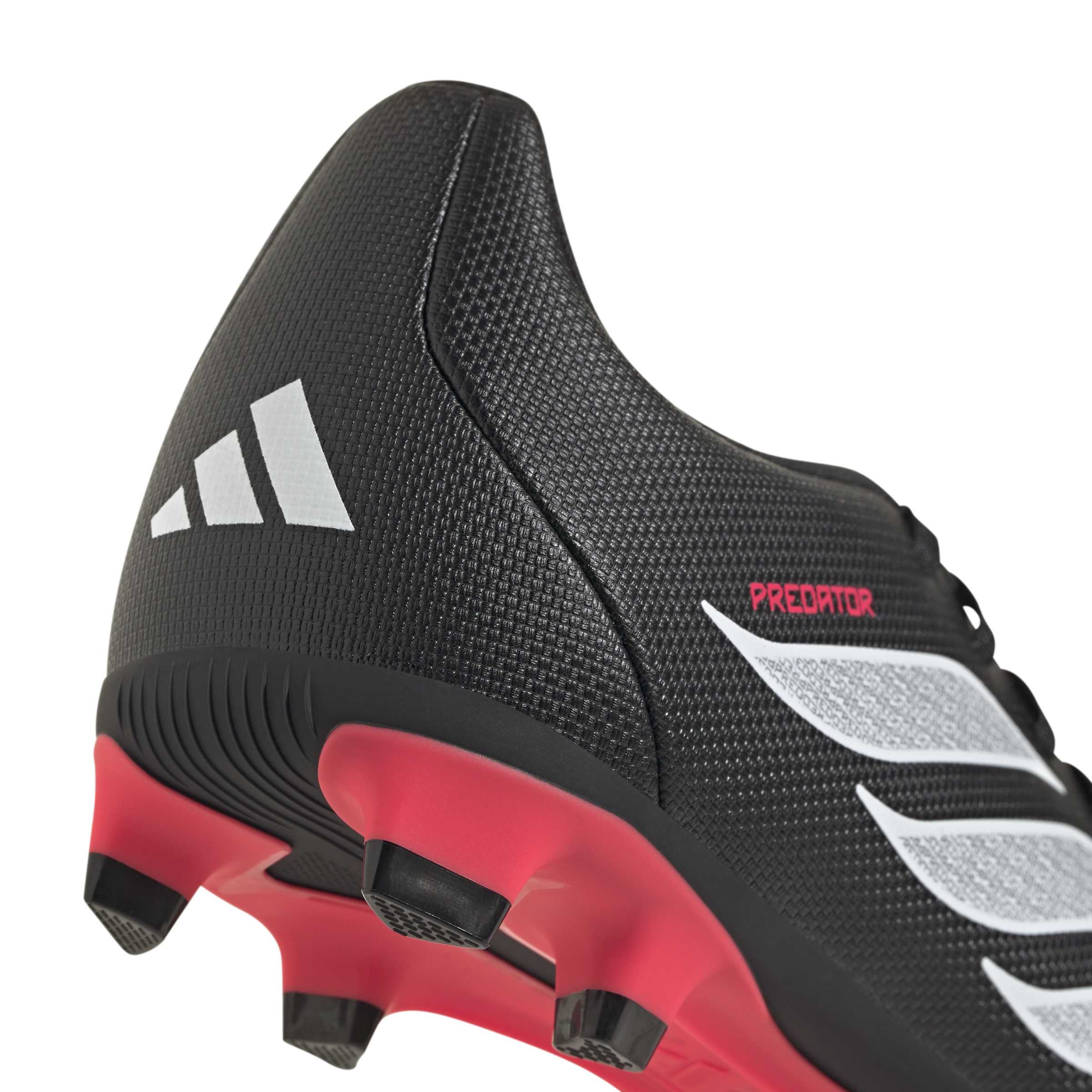 Adidas Predator Club Firm Ground Junior Football Boots Black White