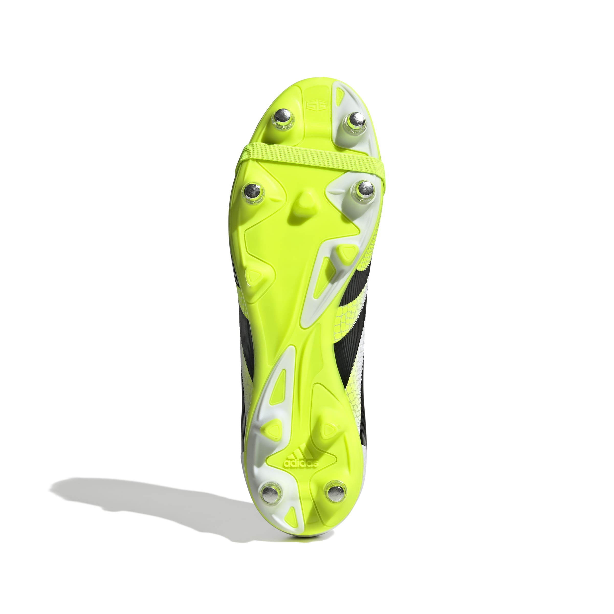 Adidas Predator Pro Fold-Over Tongue Soft Ground Boots White Black Lemon