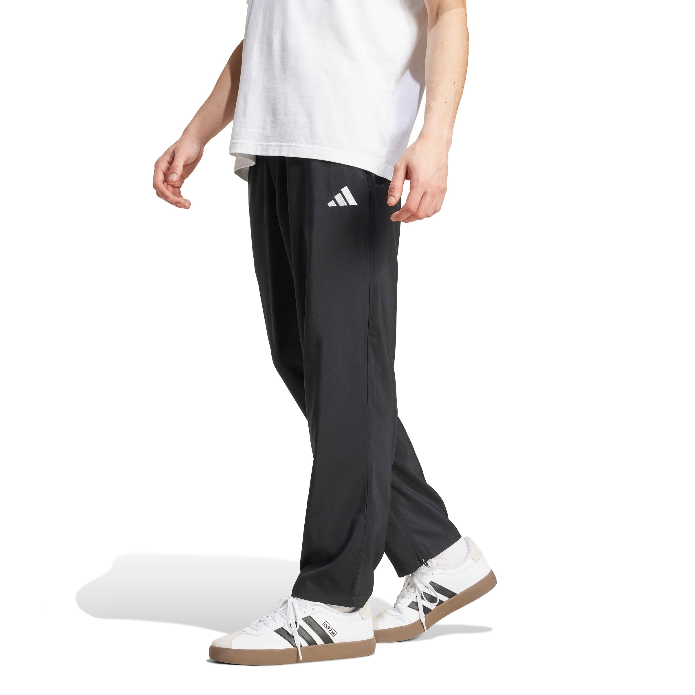 Adidas Essentials Small Logo Open-Hem Stanford Pant Black