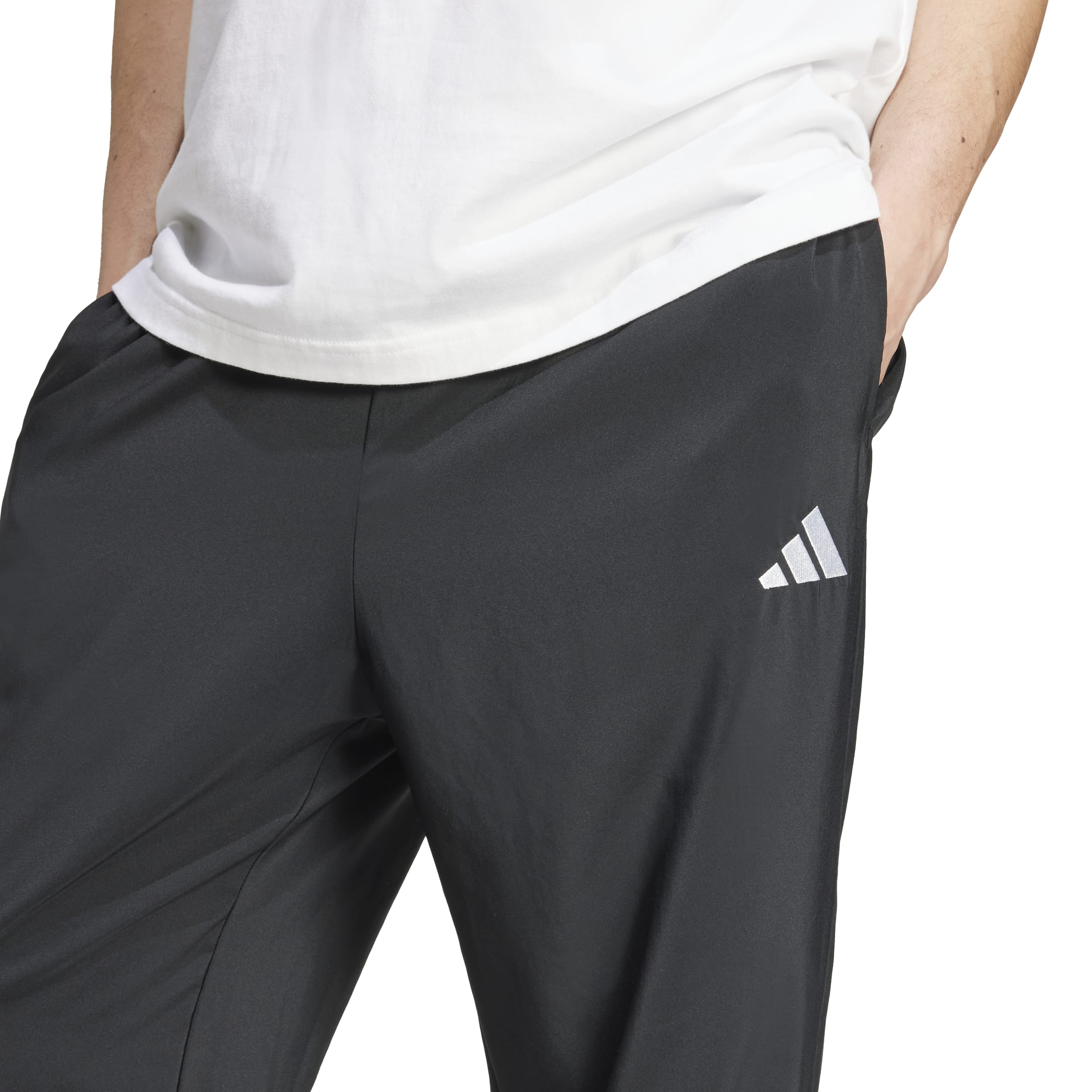 Adidas Essentials Small Logo Open-Hem Stanford Pant Black