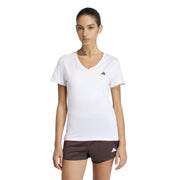 Adidas Workout Essentials V-Neck T-Shirt White