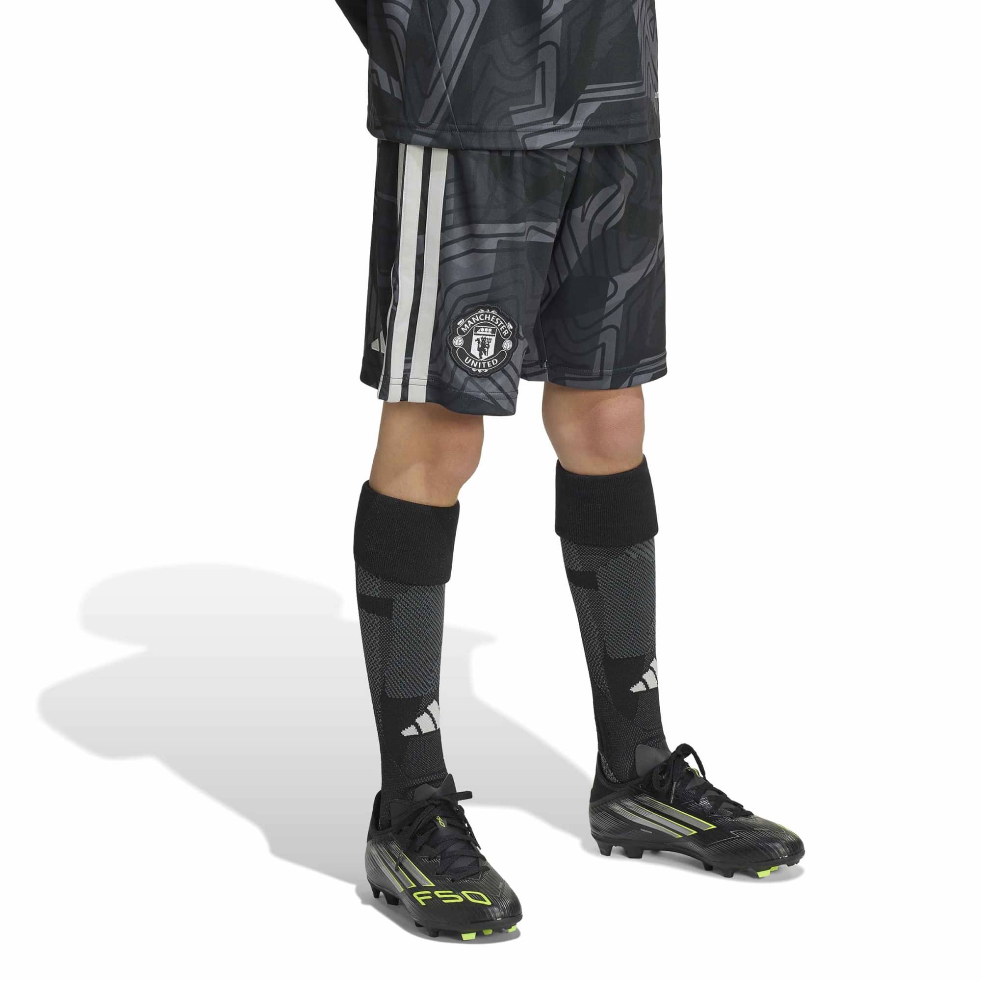Adidas Manchester United 26/27 Home Goalkeeper Shorts Kids