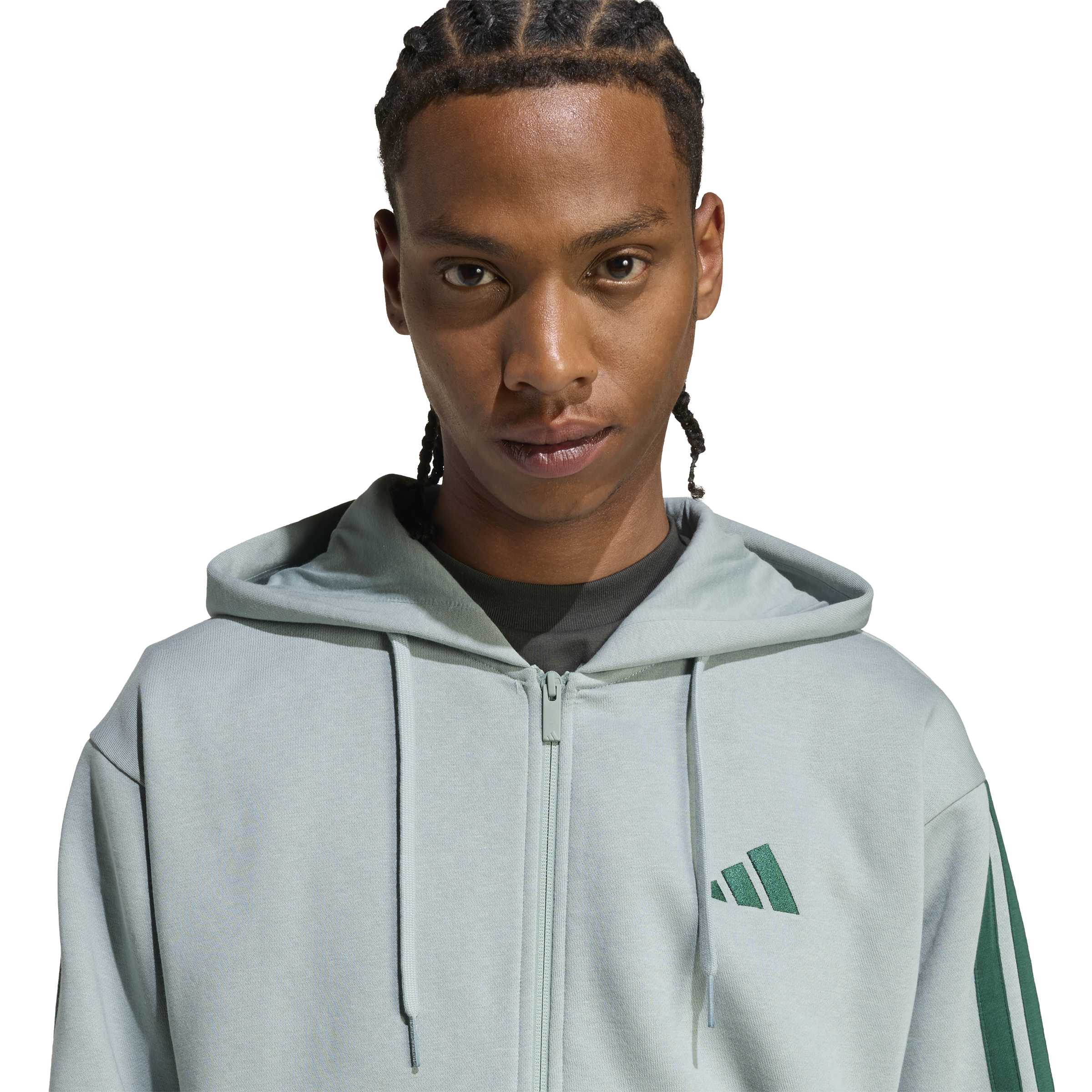 Adidas Essentials 3-Stripes Fleece Hoodie