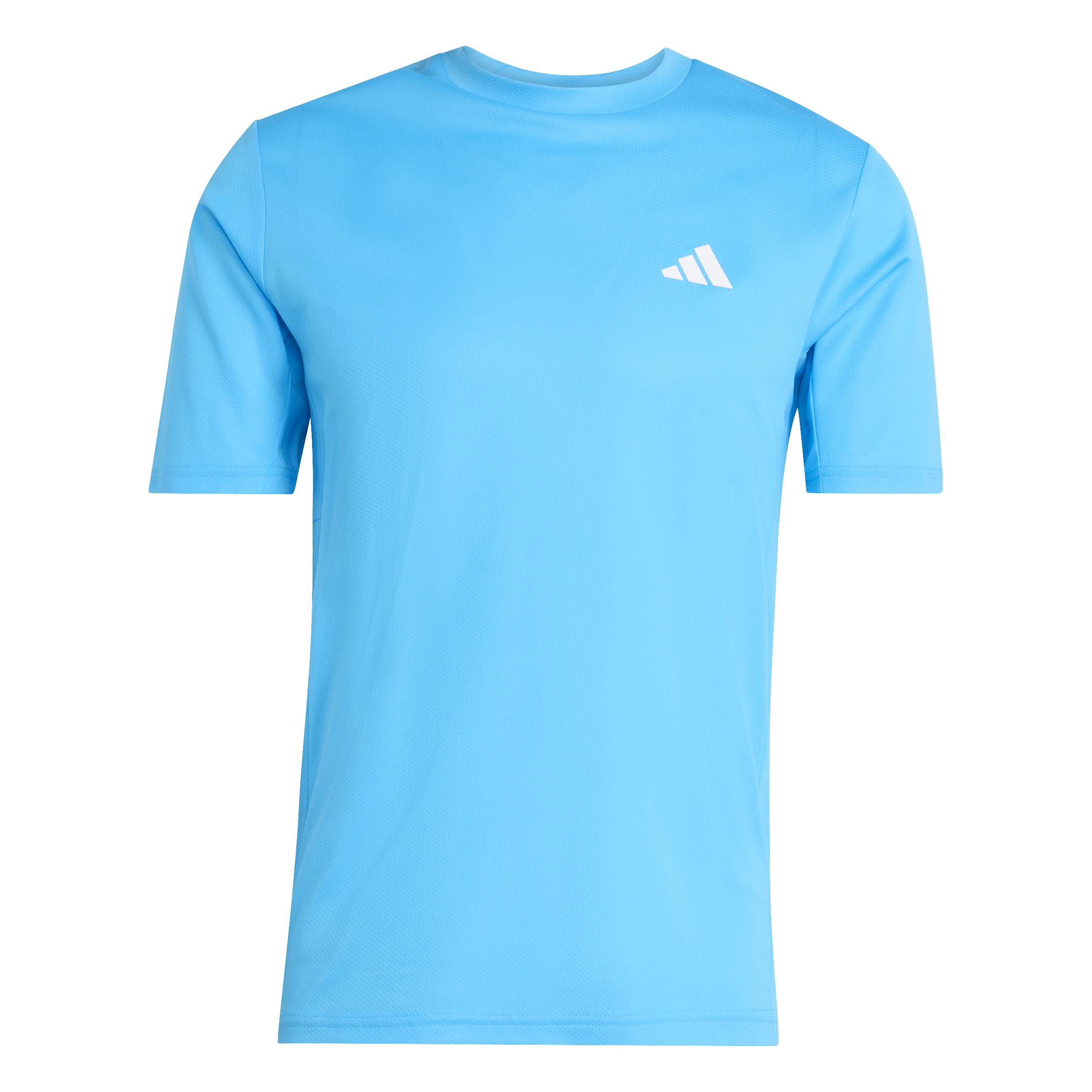 Adidas Workout Essential Base Tee Shirt Blue