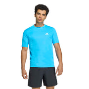 Adidas Workout Essential Base Tee Shirt Blue