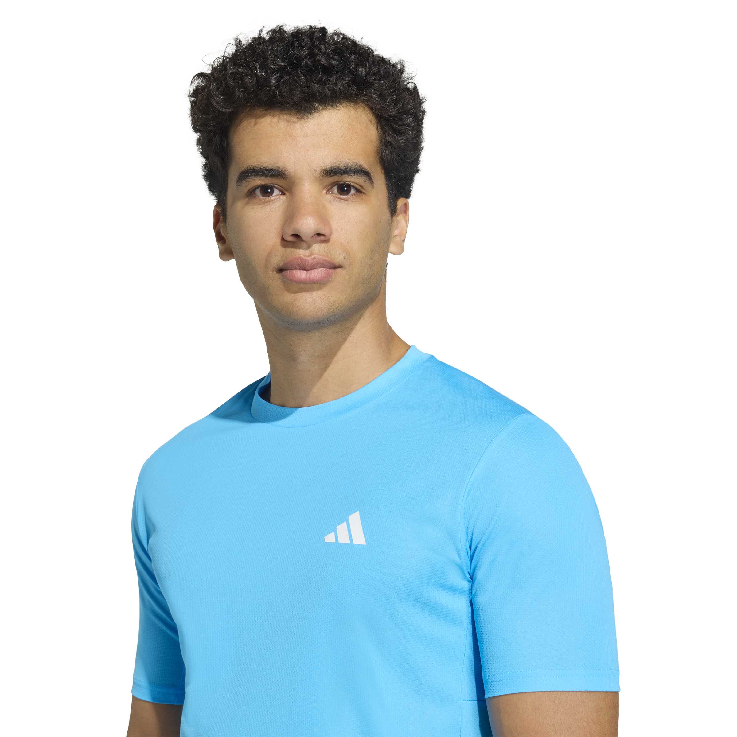 Adidas Workout Essential Base Tee Shirt Blue