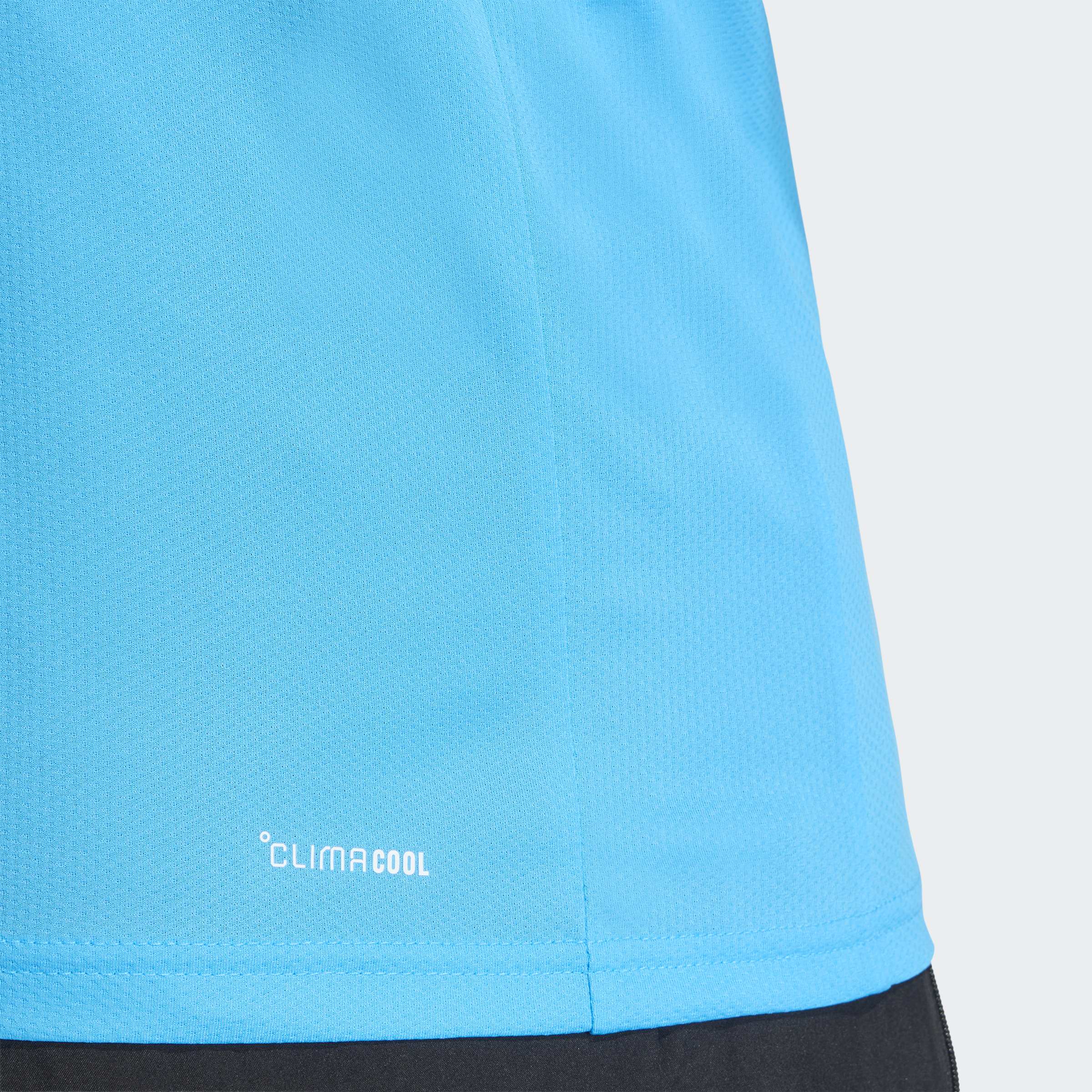 Adidas Workout Essential Base Tee Shirt Blue