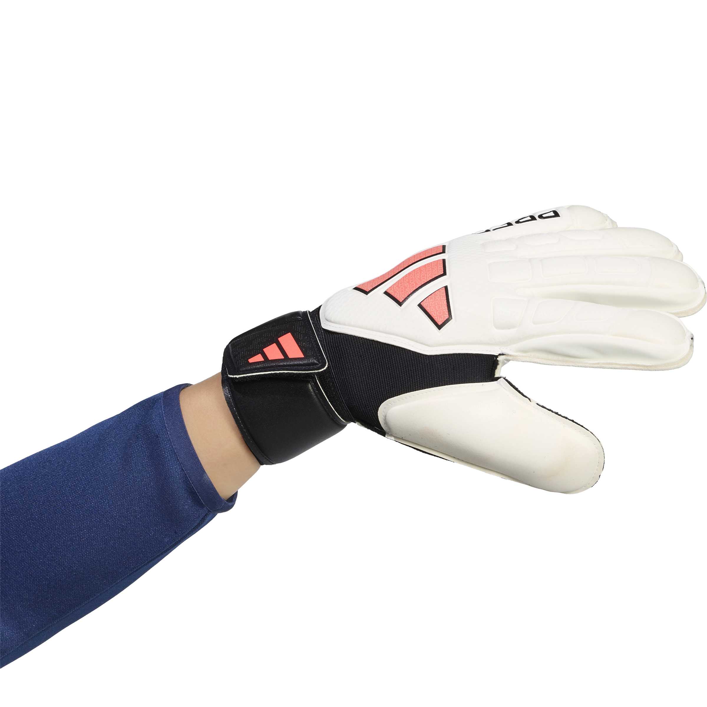 Adidas Predator Match Fingersave Goalkeeper Glove White Red