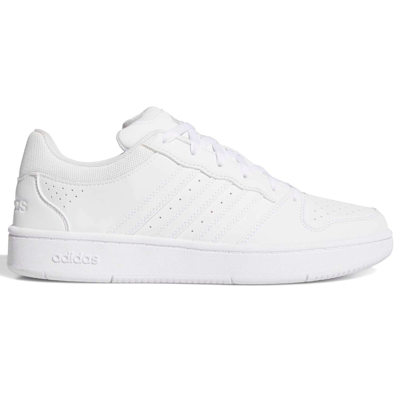 Adidas Hoops Classic Trainer Shoes White