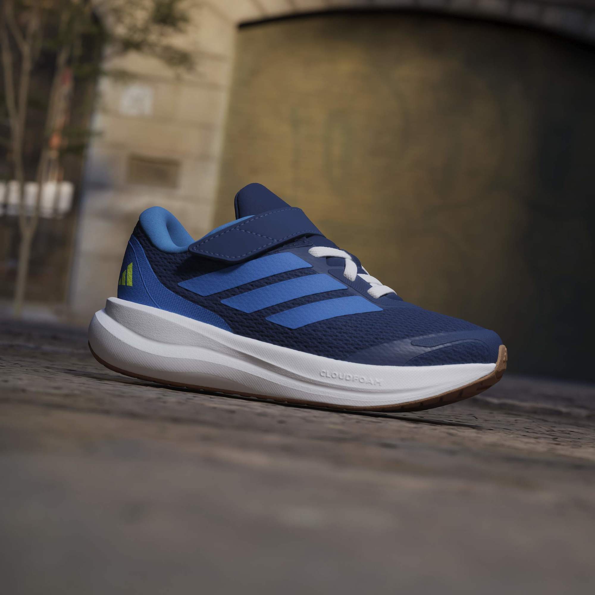 Adidas Runfalcon 6 EL Children Running Shoes Blue