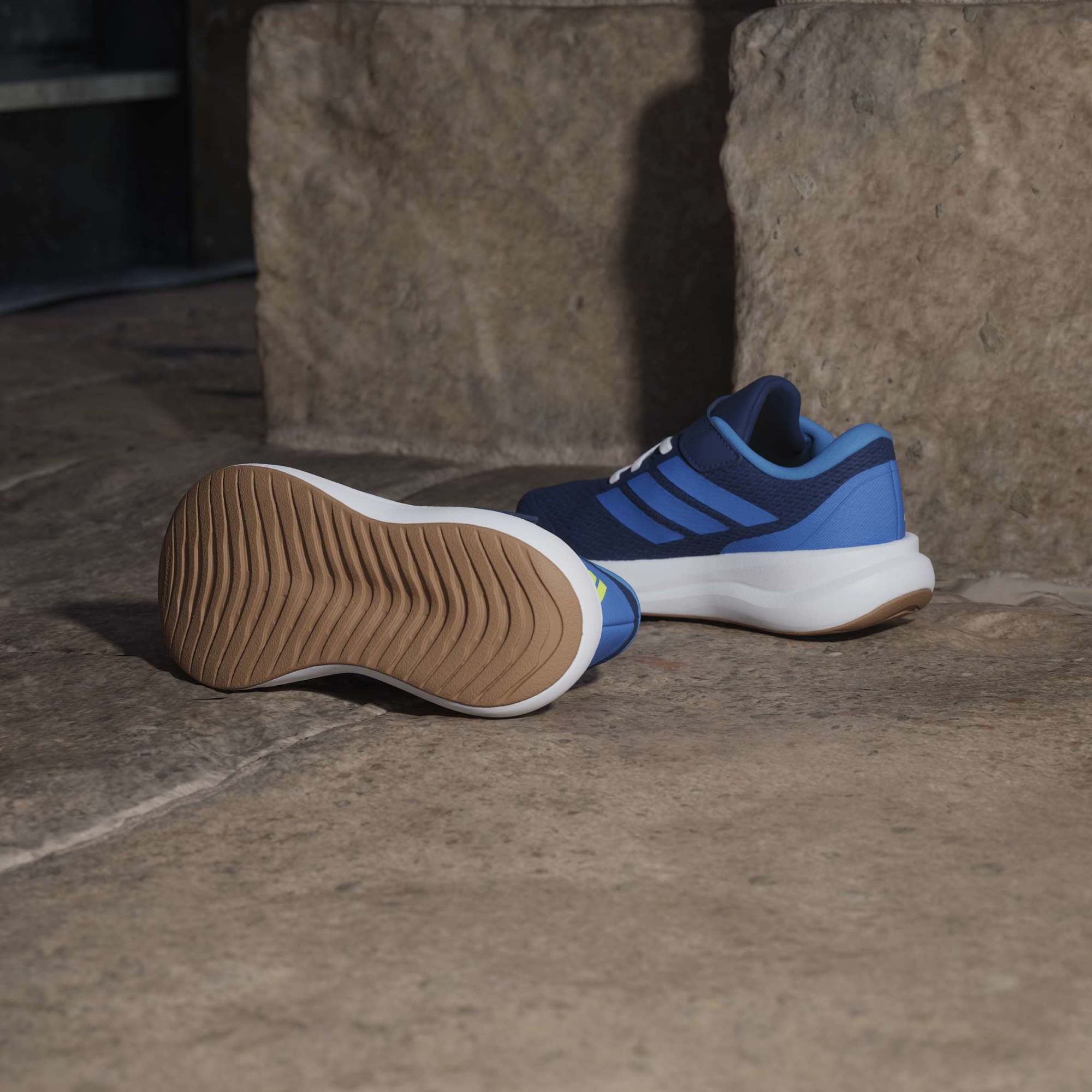 Adidas Runfalcon 6 EL Children Running Shoes Blue
