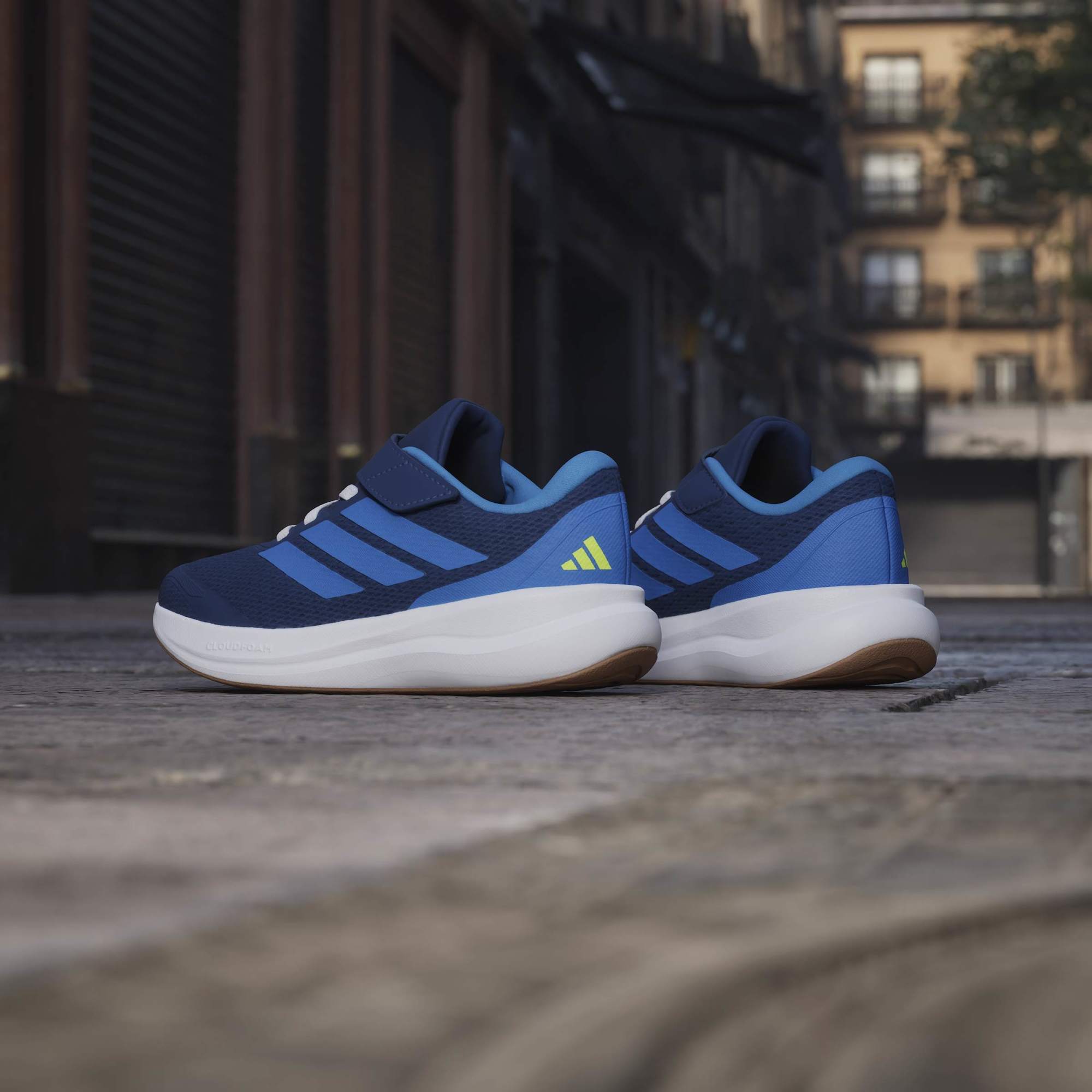 Adidas Runfalcon 6 EL Children Running Shoes Blue