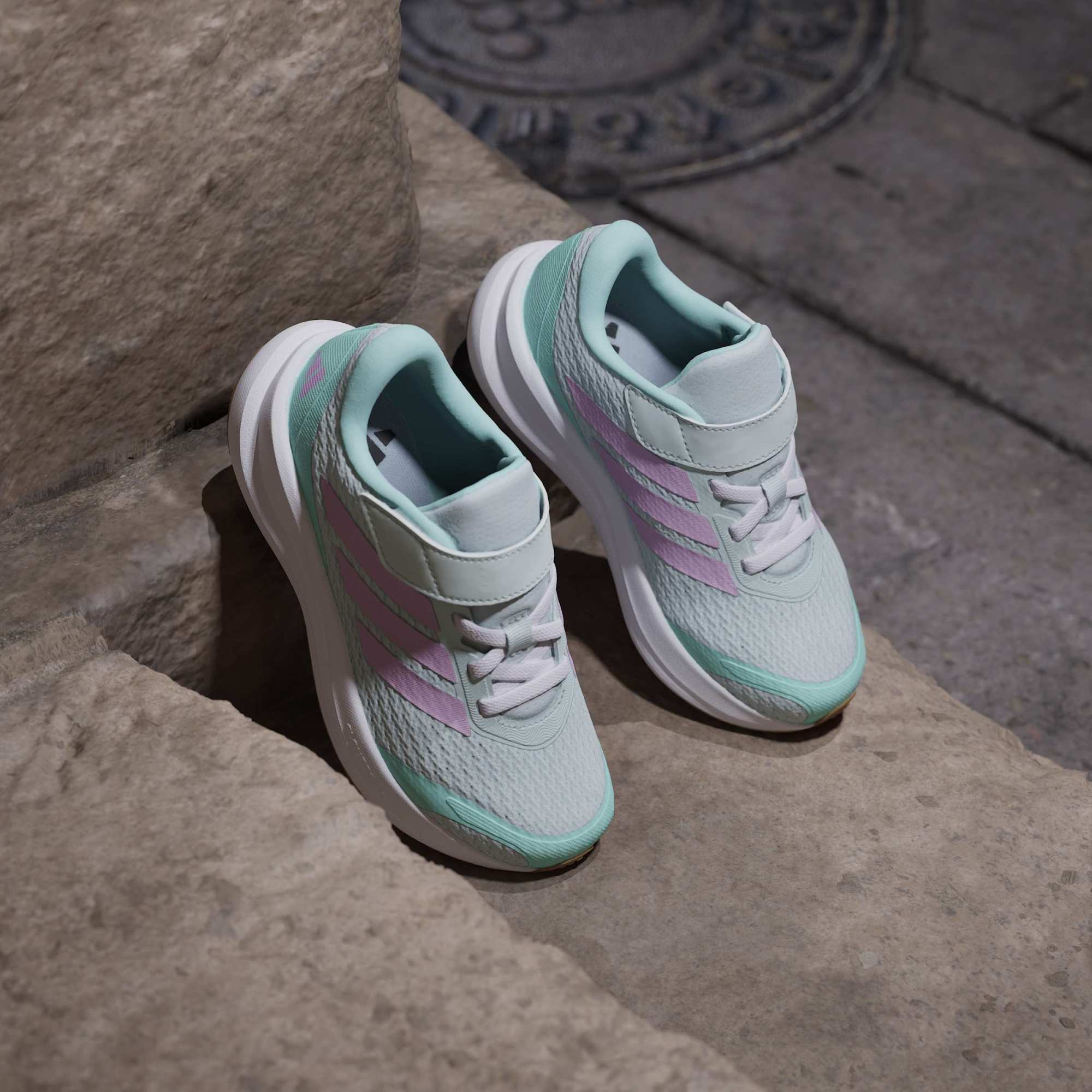 Adidas Runfalcon 6 EL Children Running Shoes Mint