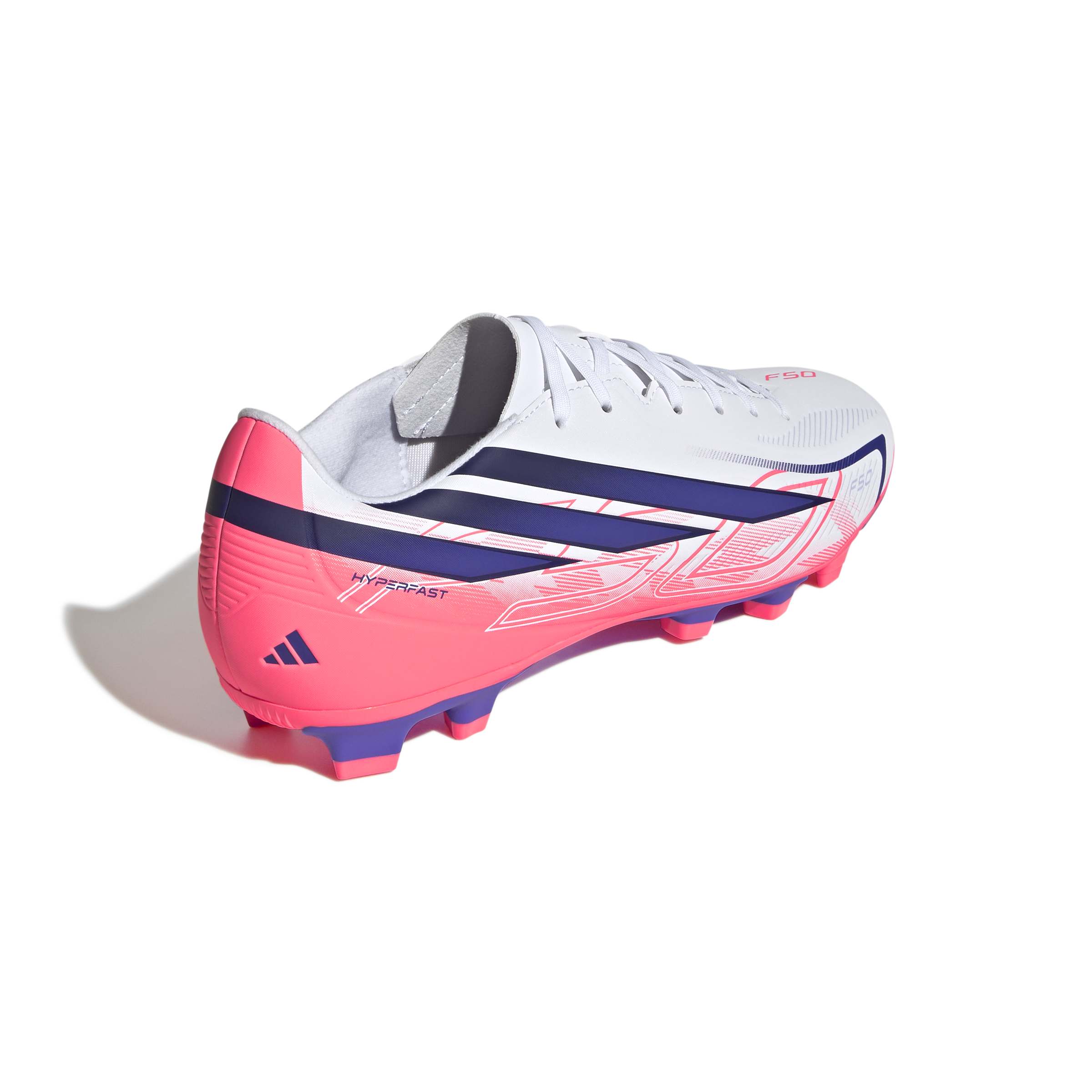 Adidas F50 Hyperfast Club Firm Ground Football Boots White