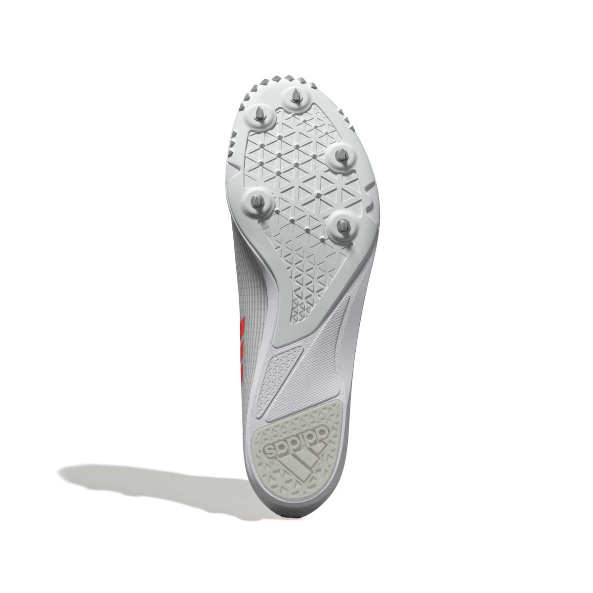 Adidas Allroundstar Junior Running Spikes White Solar