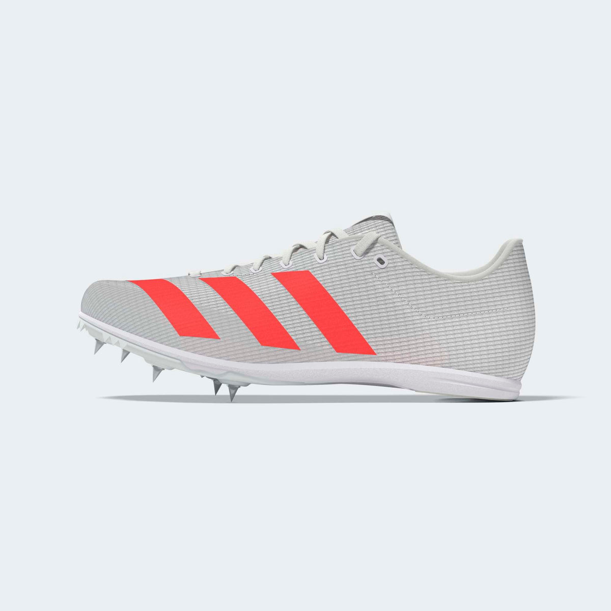 Adidas Allroundstar Junior Running Spikes White Solar