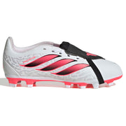 Adidas Predator Club Fold-Over Tongue Firm Ground Junior Football Boots White