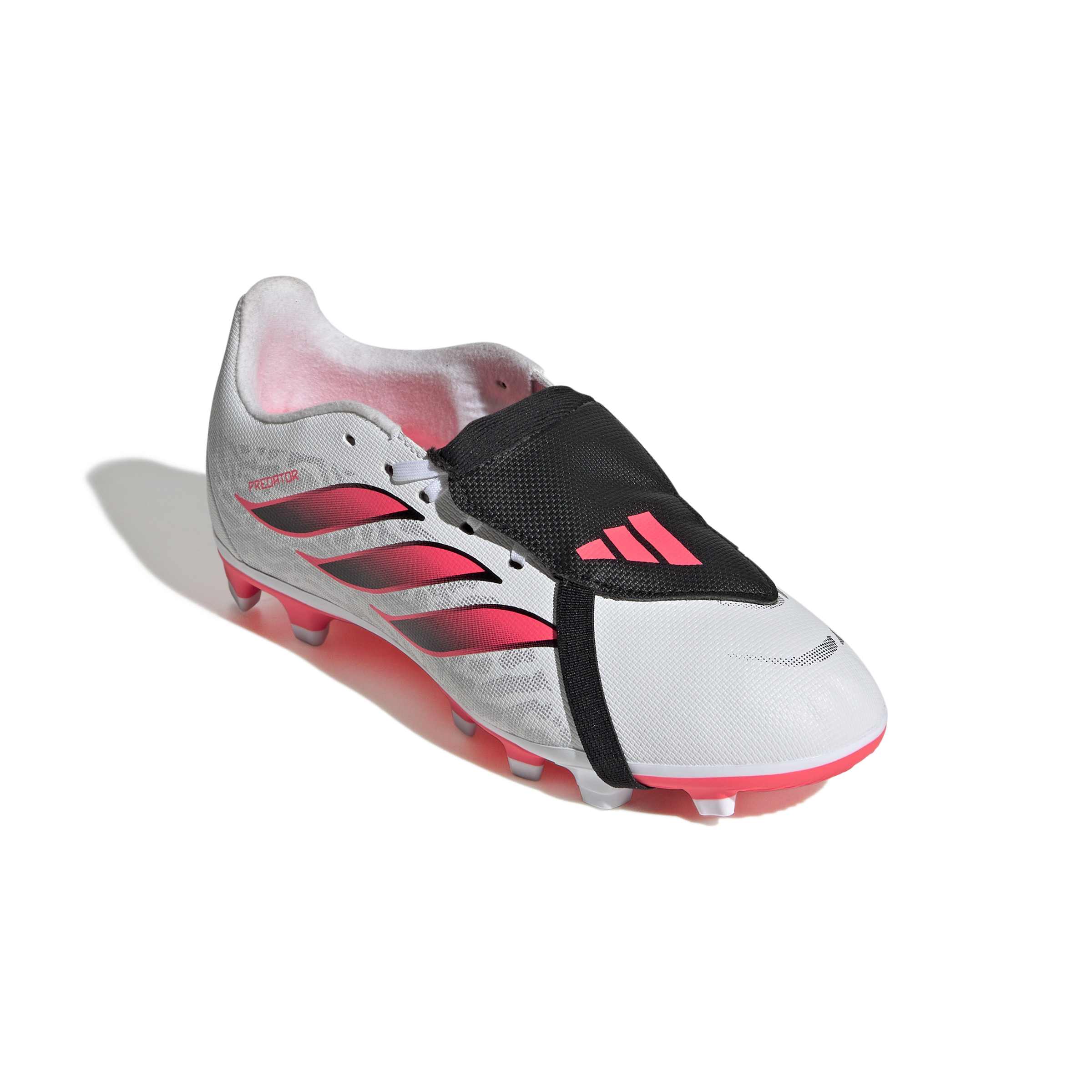 Adidas Predator Club Fold-Over Tongue Firm Ground Junior Football Boots White