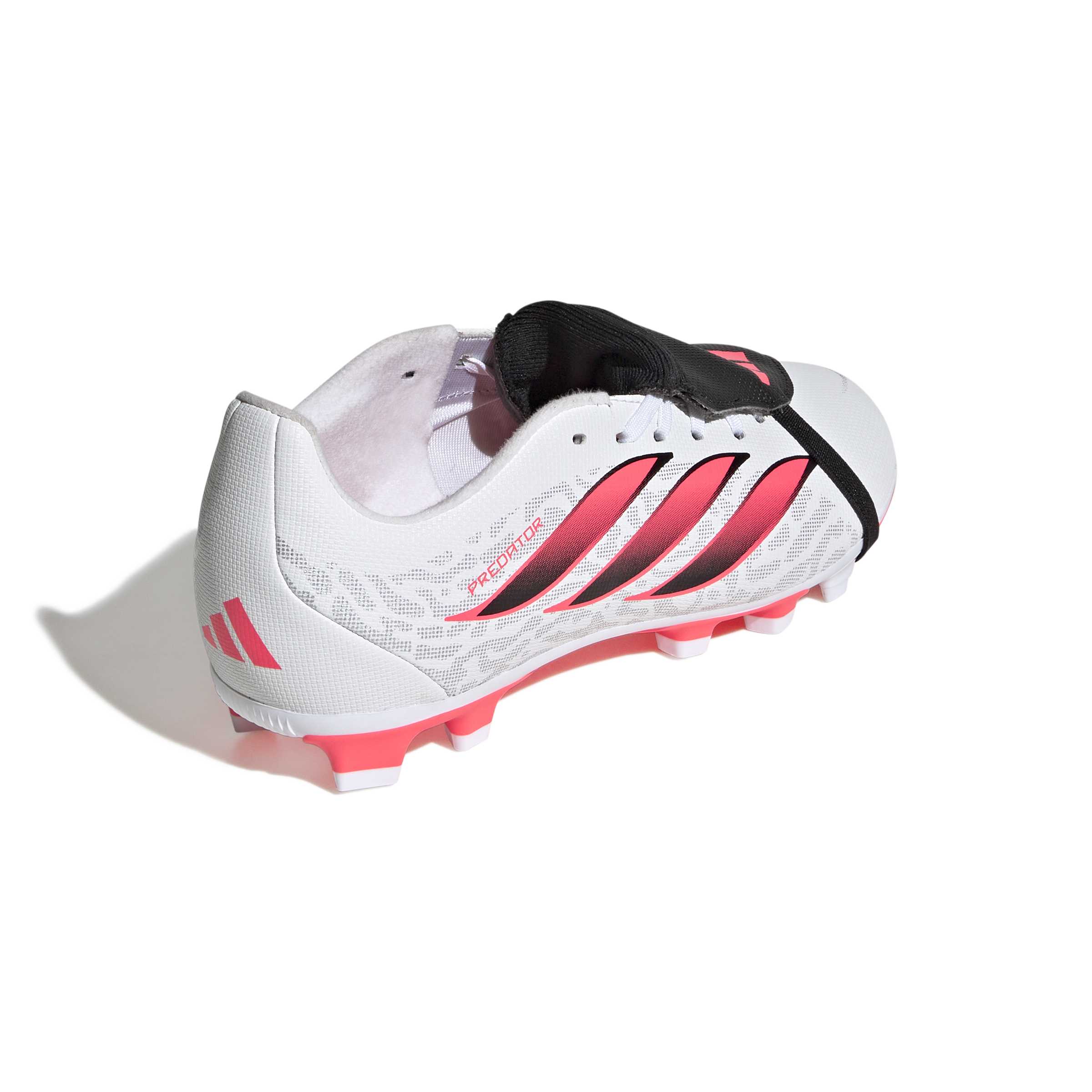 Adidas Predator Club Fold-Over Tongue Firm Ground Junior Football Boots White
