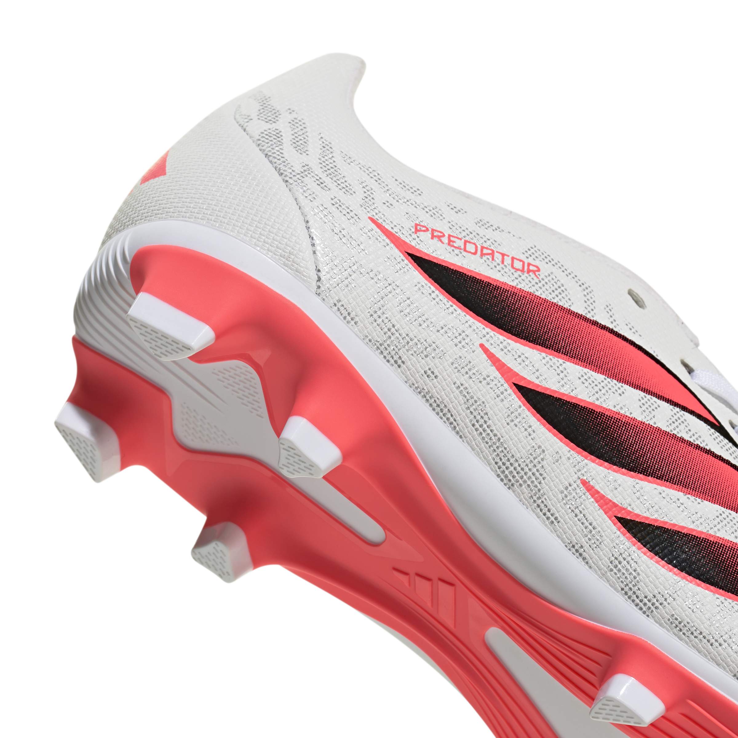 Adidas Predator Club Fold-Over Tongue Firm Ground Junior Football Boots White