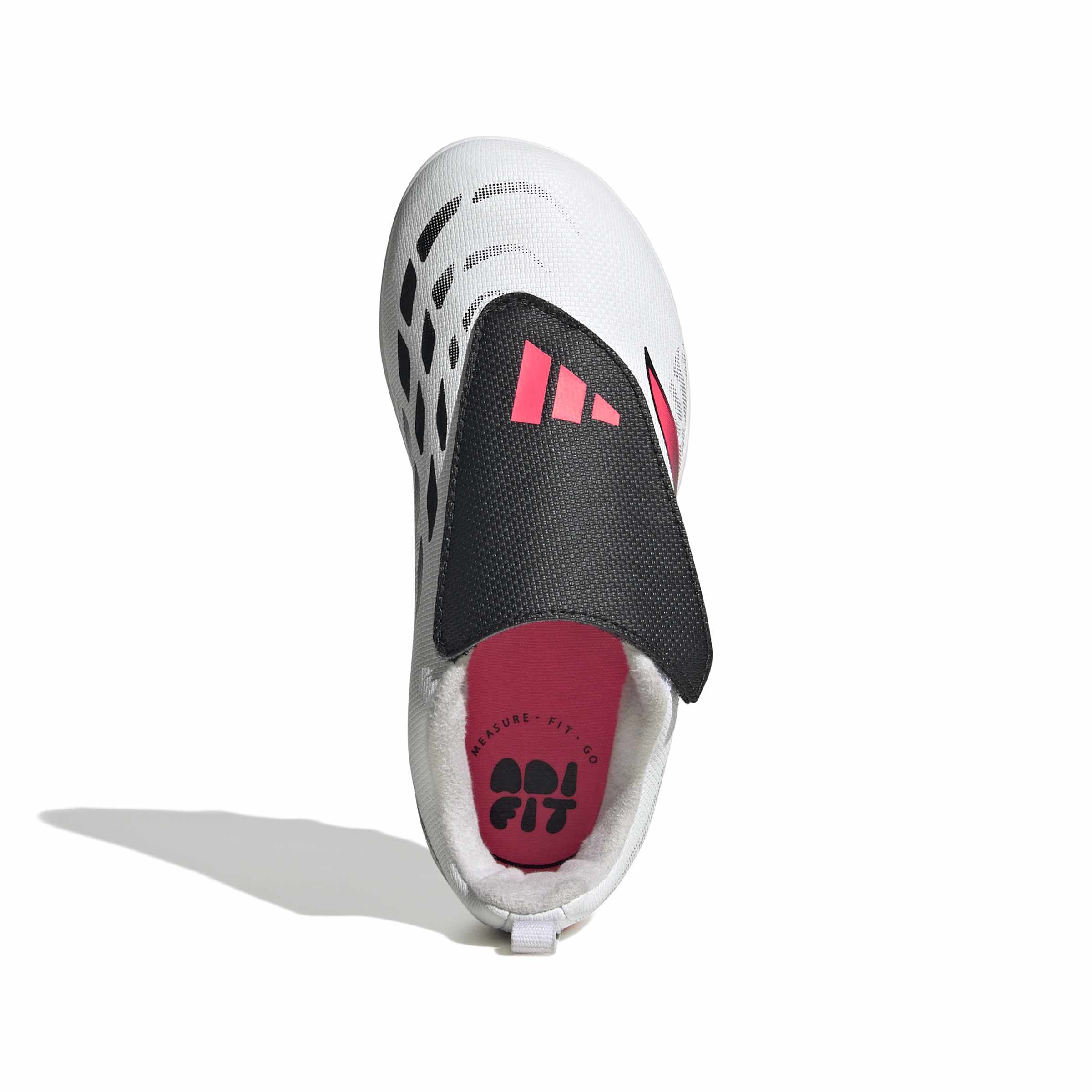 Adidas Predator Club Velcro Firm Ground Junior Football Boots White