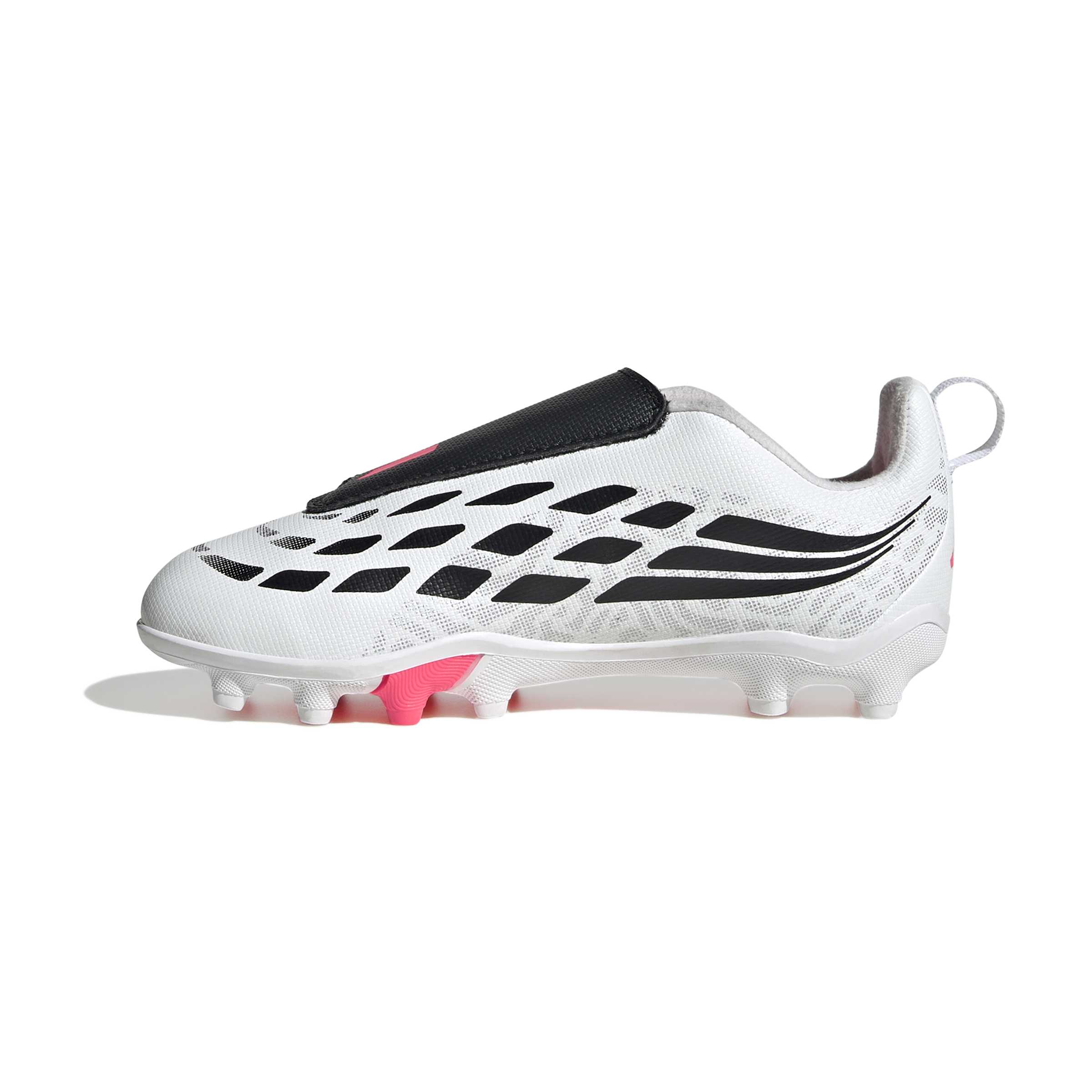 Adidas Predator Club Velcro Firm Ground Junior Football Boots White